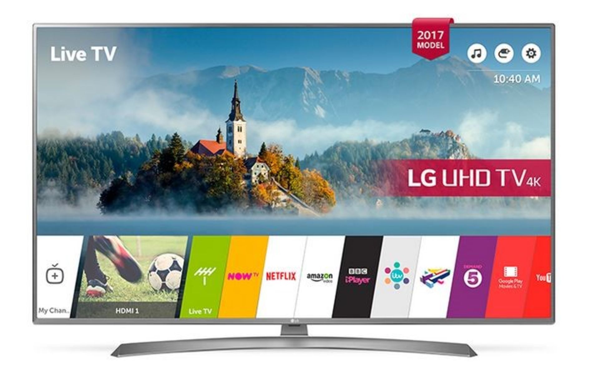 1 BOXED AND UNTESTED LG 49" ULTRA HD 4K TV - 49UJ67 / PICTURE AS REFERNCE ONLY / RRP £359.00 (PUBLIC