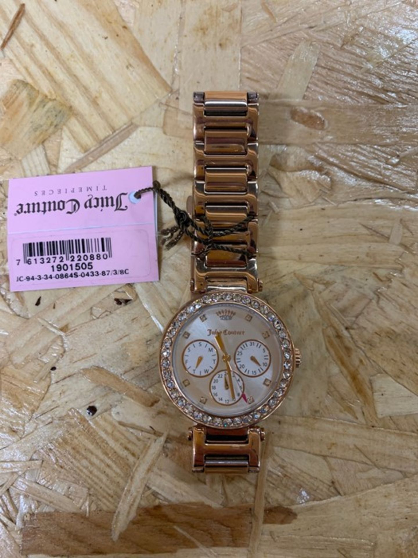 1 x UNBLOXED LADIES JUICY COUTURE CALI WATCH 1901505 IN ROSE GOLD RRP £165