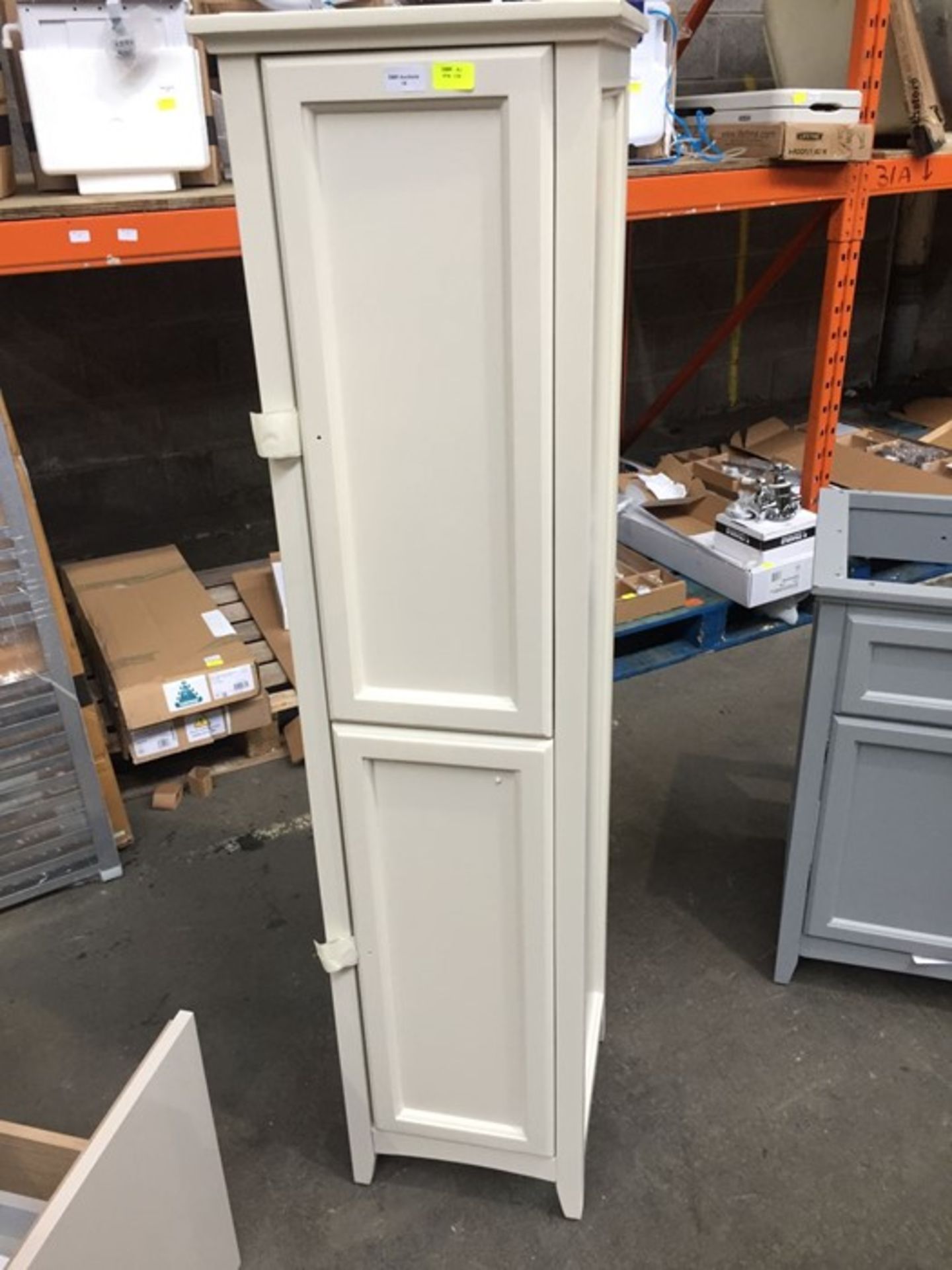 SAVOY 400X1630 FARMHOUSE STYLE TALLBOY WITH TWIN SOFT CLOSE DOORS. RRP £695 (PUBLIC VIEWING
