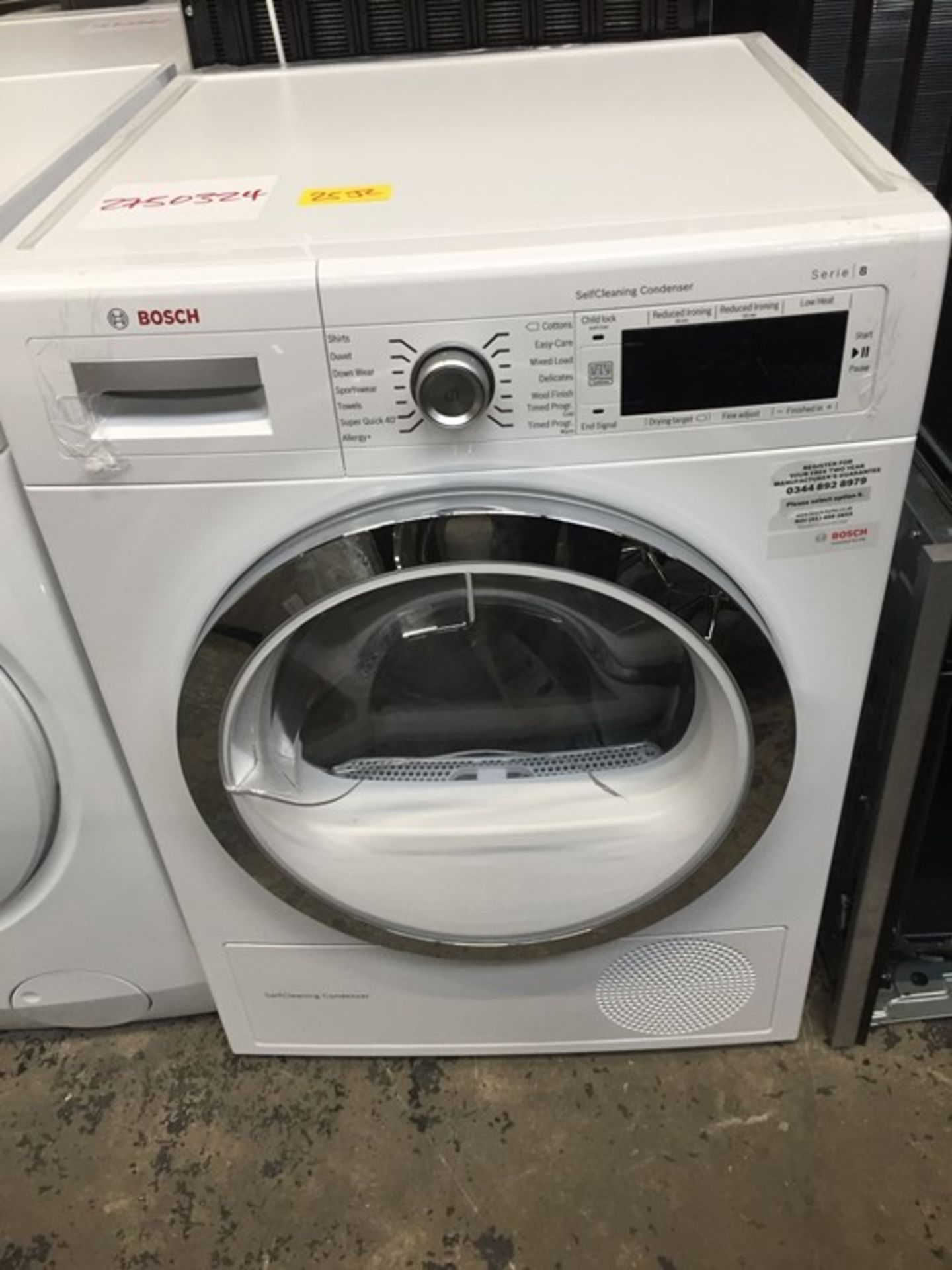 BOSCH WTW87561GB HEAT PUMP TUMBLE DRYER