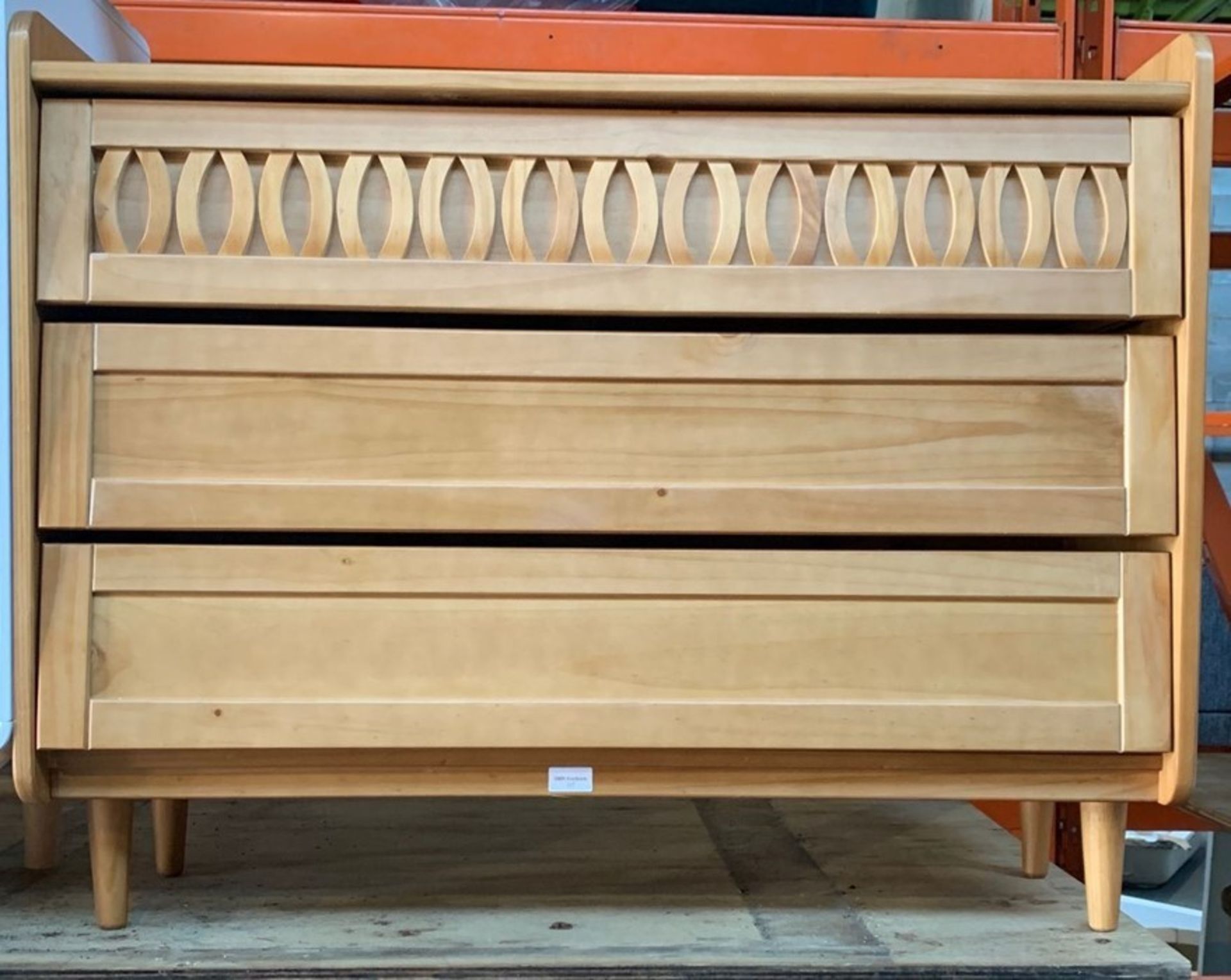 LA REDOUTE DESIGNER 3 DRAWER [PINE CHEST OF 3 DRAWERS (PUBLIC VIEWING AVAILABLE/RECOMMENDED)