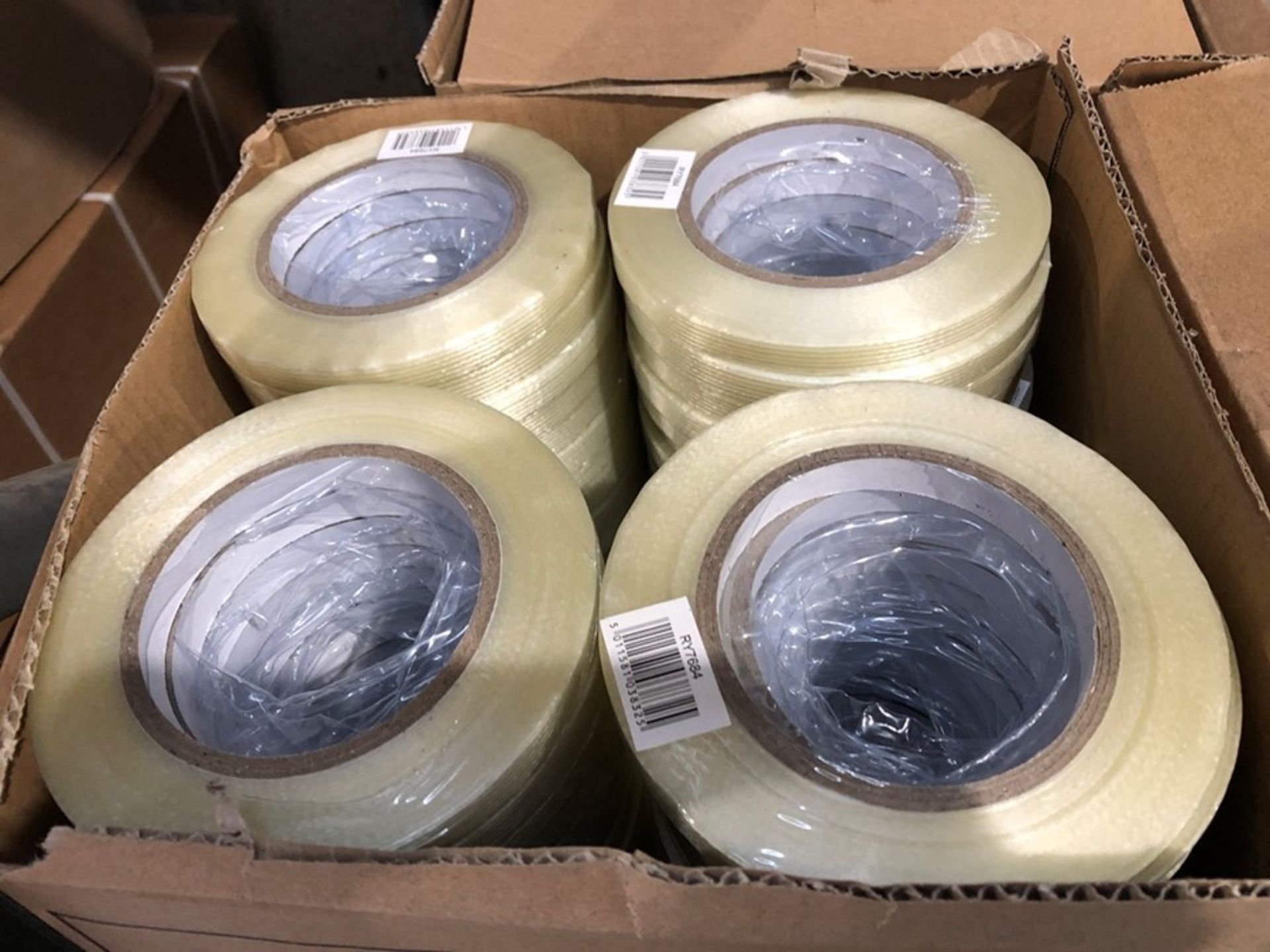 1 BOXED SET TO CONTAIN APPROX 72 ROLLS OF FILAMENT TAPE / SIZE: 12MM X 50M (PUBLIC VIEWING