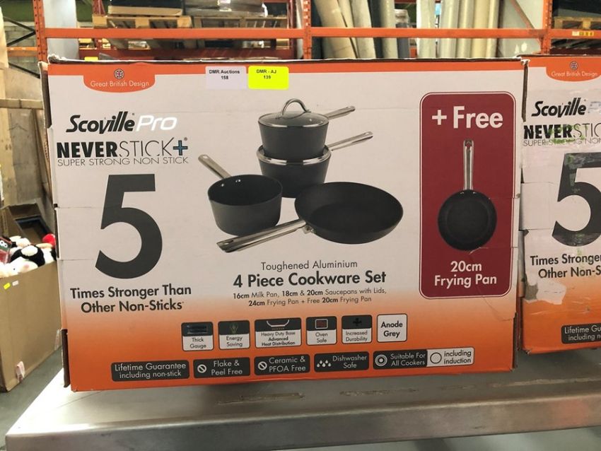 1 BOXED SCOVILLE PRO 5PC COOKWEAR SET PUBLIC VIEWING AVAILABLE & HIGHLY