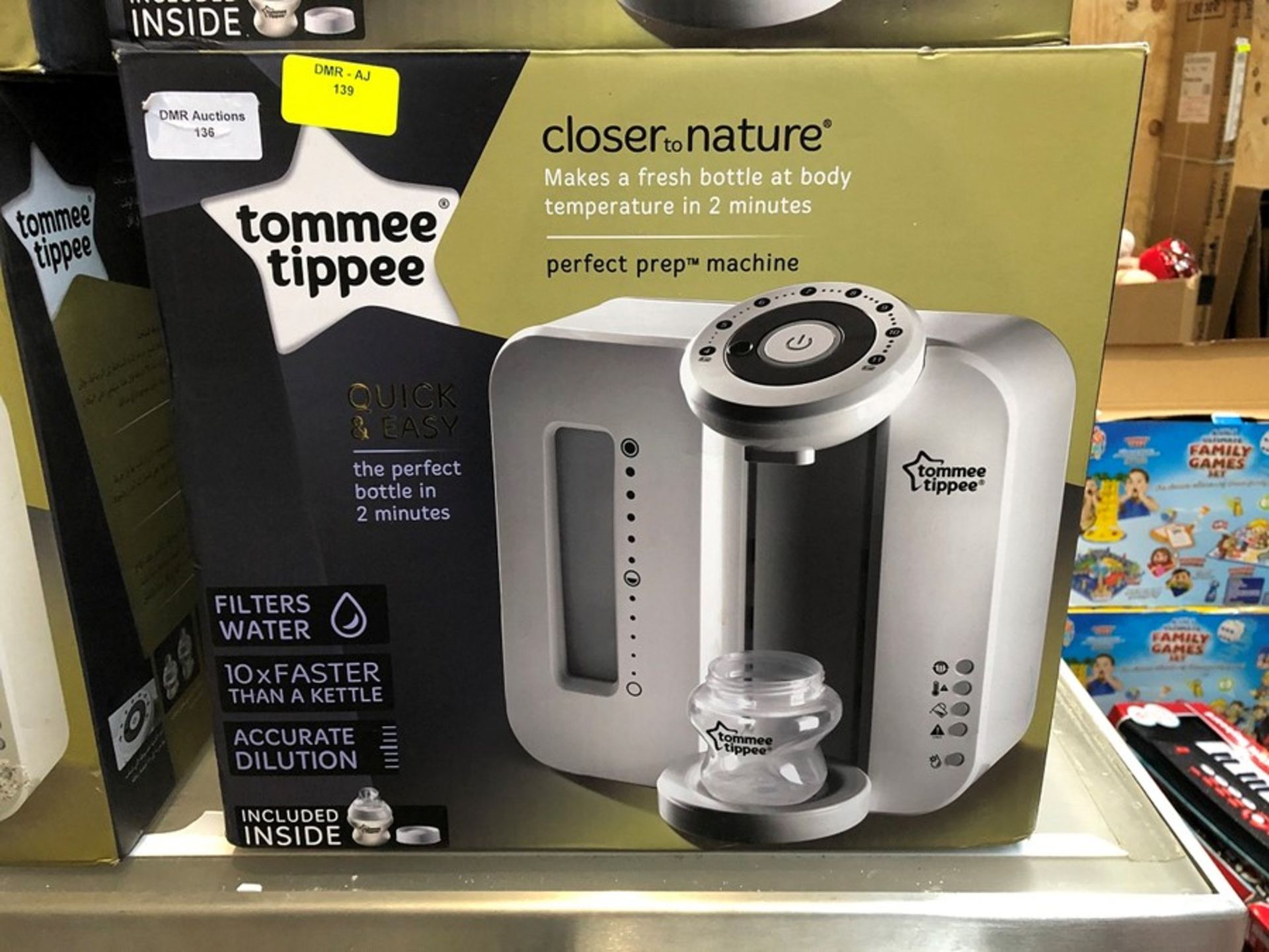 1 BOXED TOMMEE TIPPEE CLOSER TO NATURE PERFECT PREP MACHINE PUBLIC VIEWING AVAILABLE & HIGHLY