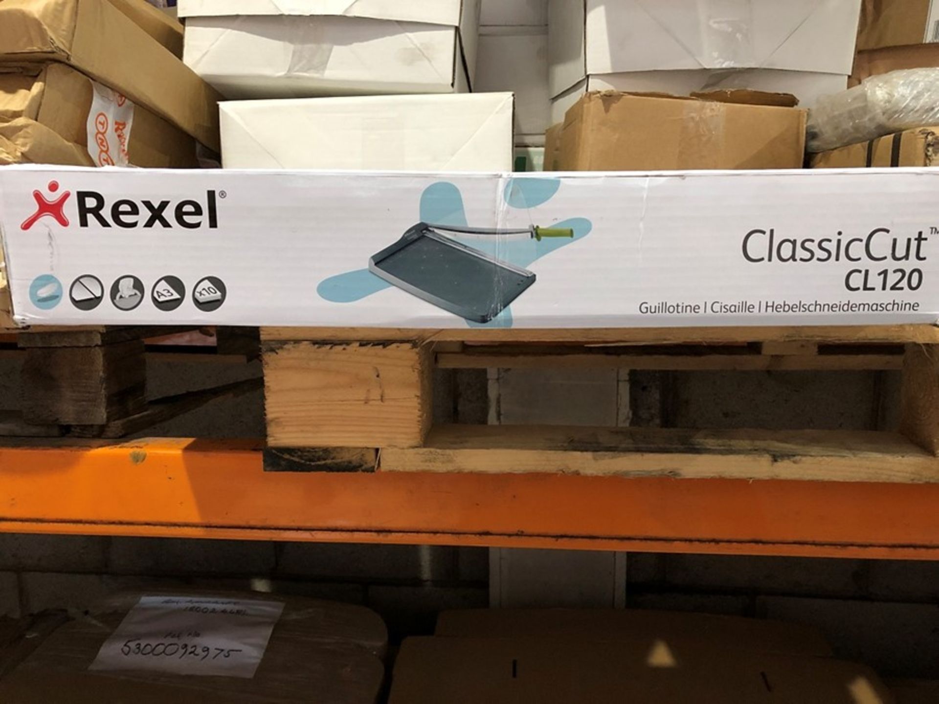 1 BOXED REXEL CLASSIC CUT CL120 / RRP £89.39 (PUBLIC VIEWING AVAILABLE)