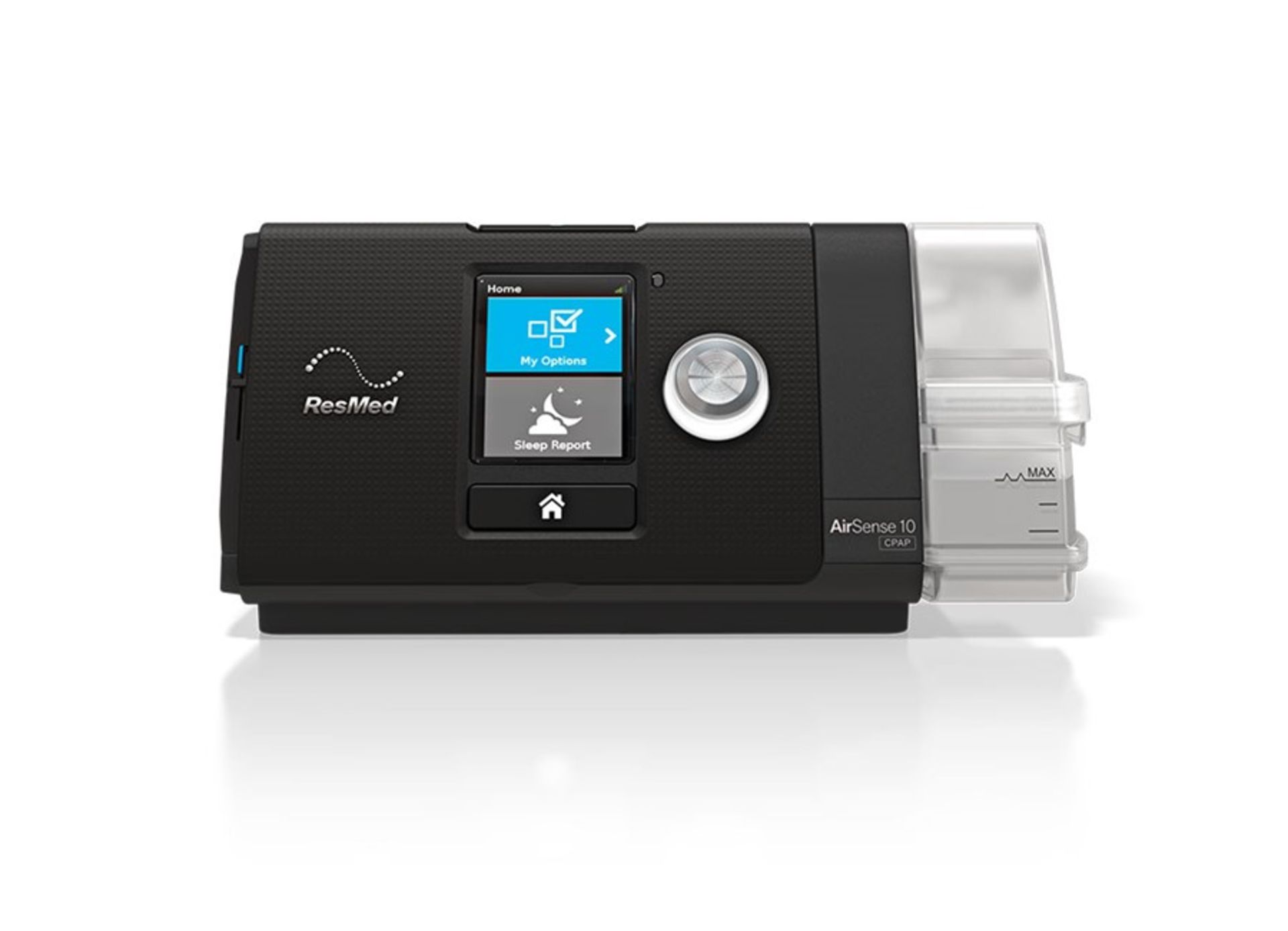 1 RESMED AIRSENSE 10 AUTOSET CPAP MACHINE FOR SLEEP APNEA, COMES WITH MAINS POWER LEAD, MASK AND