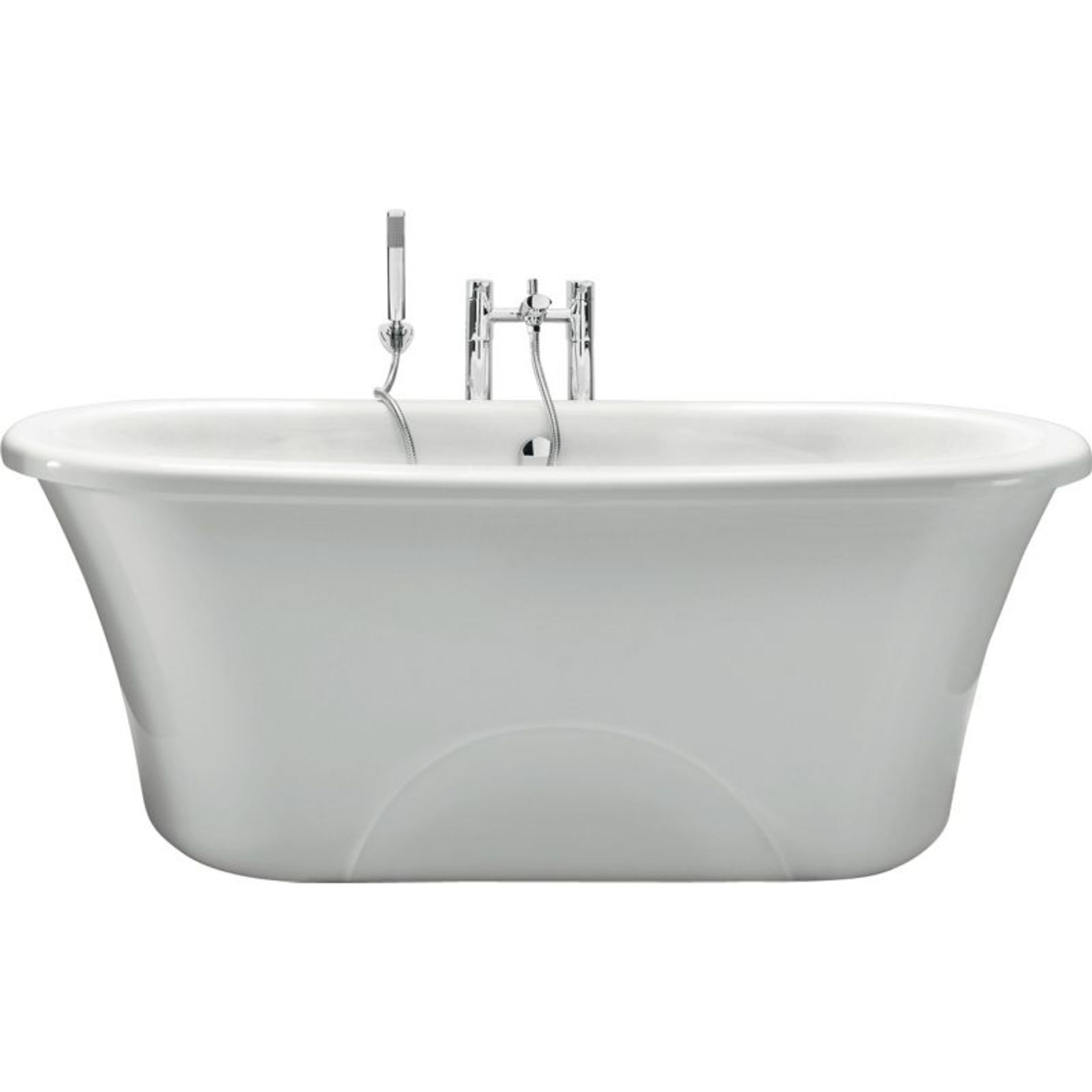 ESSENZA TALL FREESTANDING DOUBLE ENDED TRADITIONAL ROLL TOP SLIPPER BATH RRP £1499 - Image 2 of 2