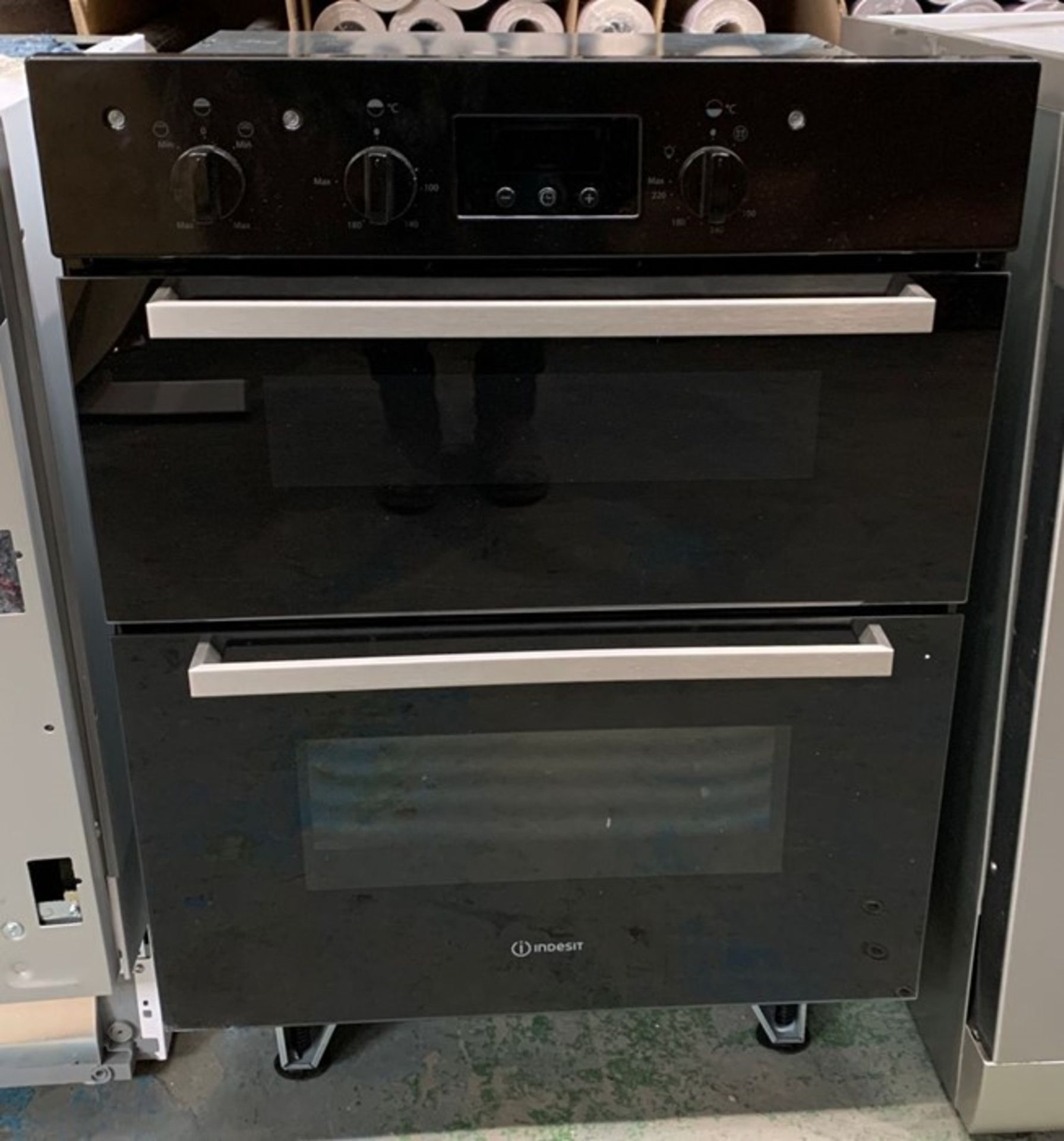 INDESIT IDU6340BL DOUBLE OVEN