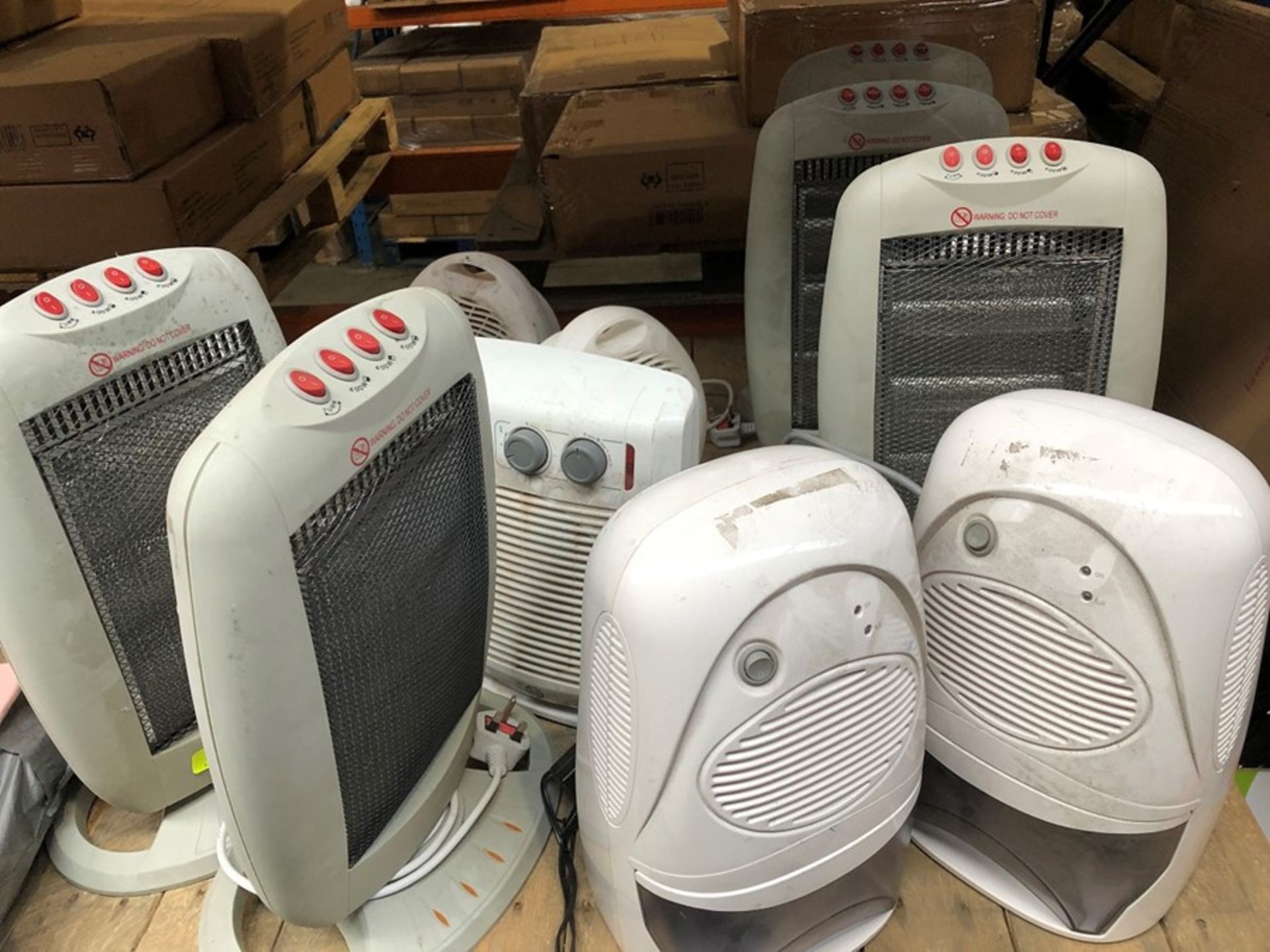 1 LOT TO CONTAIN A VERY LARGE ASSORTMENT OF UNTESTED HEATERS (SOLD AS SEEN)