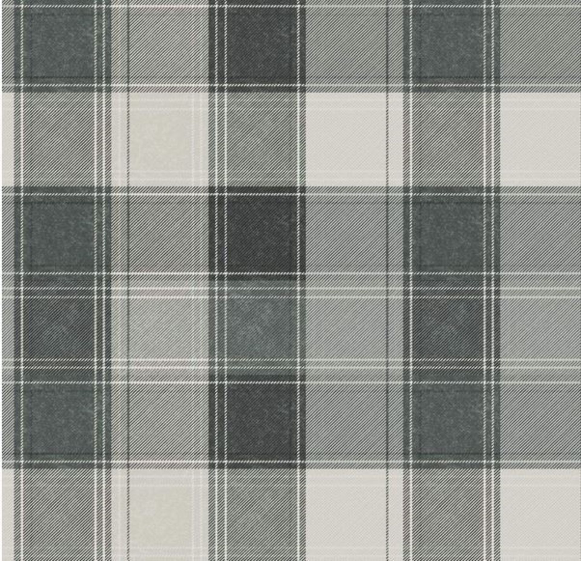 1 LOT TO CONTAIN 6 AS NEW ROLLS OF ARTHOUSE COUNTRY CHECK MONO WALLPAPER - 906703 / RRP £53.94