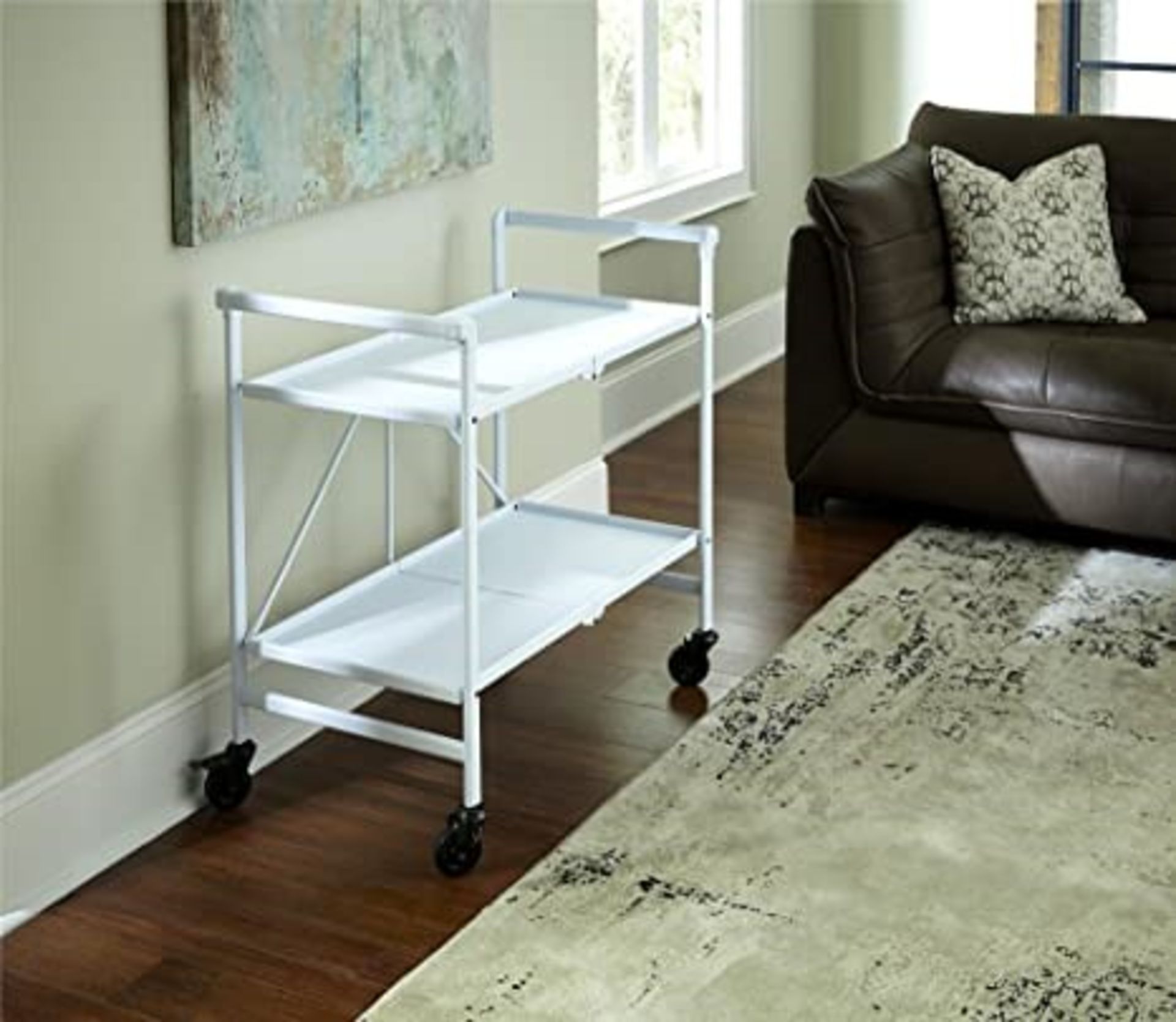 1 BOXED COSCO FOLDING SERVING CART