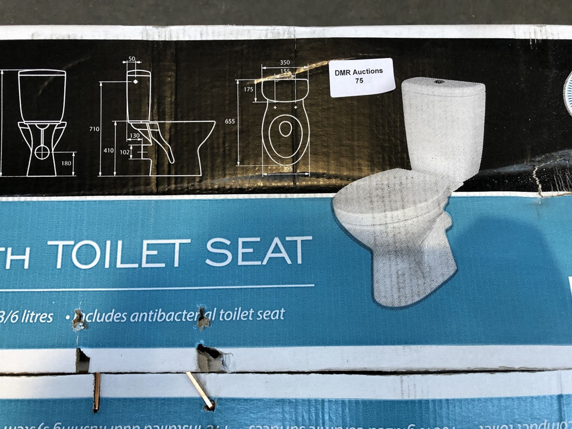 ESTILO BARTLEY COMPACT TOILET & SEAT (BOXED) - Image 2 of 2