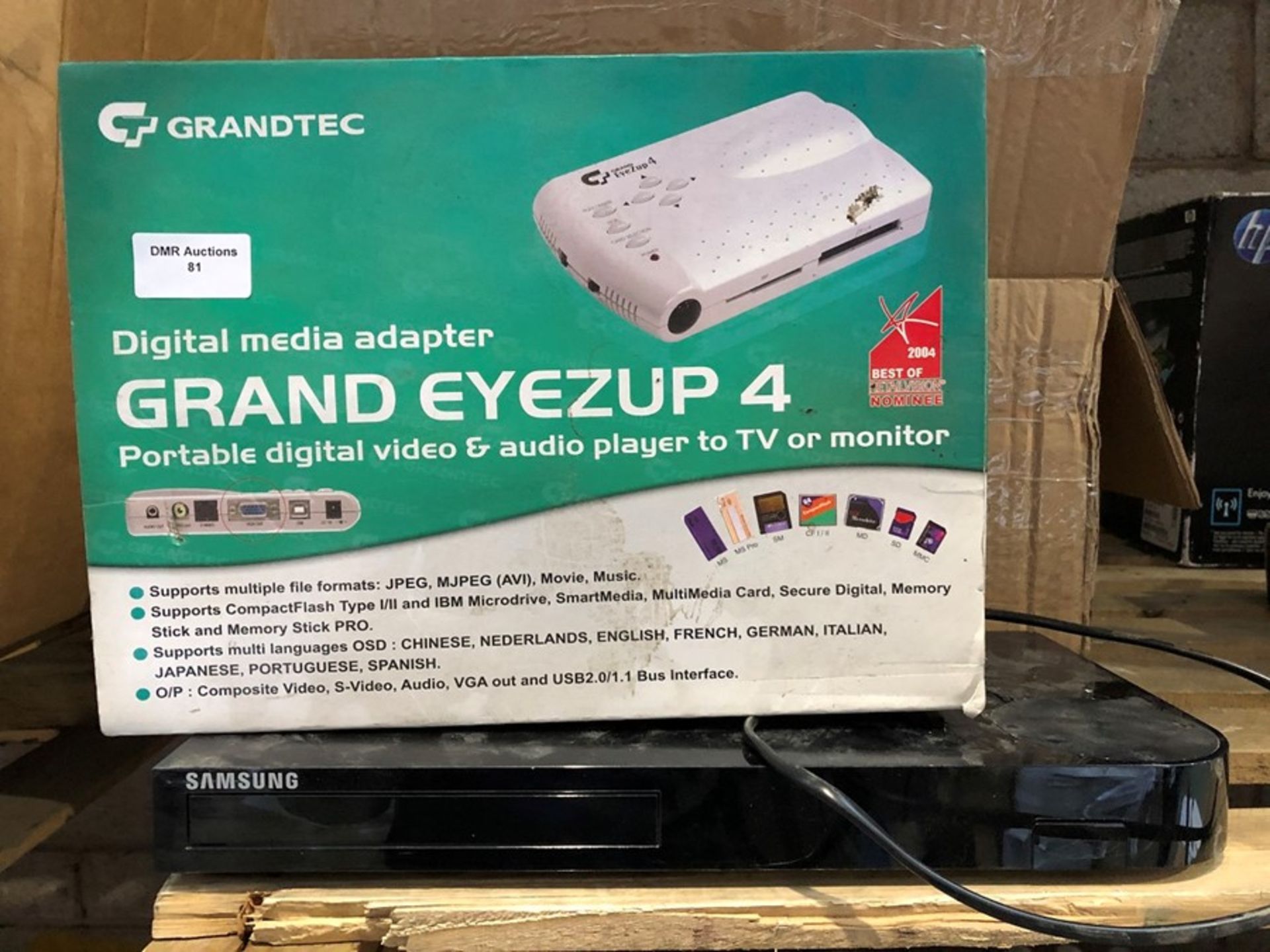 1 LOT TO CONTAIN 2 ELECTRICAL GOODS / 1 X GRANDTEC GRAND EYEZUP 4 PORTABLE VIDEO, AUIDO, TV