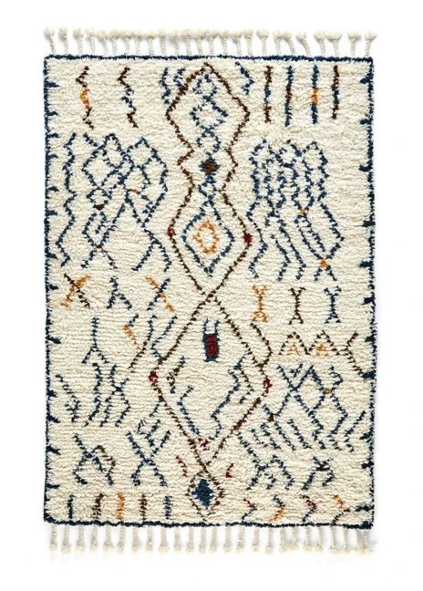 LA REDOUTE NAROUN WOOL BERBER-STYLE RUG