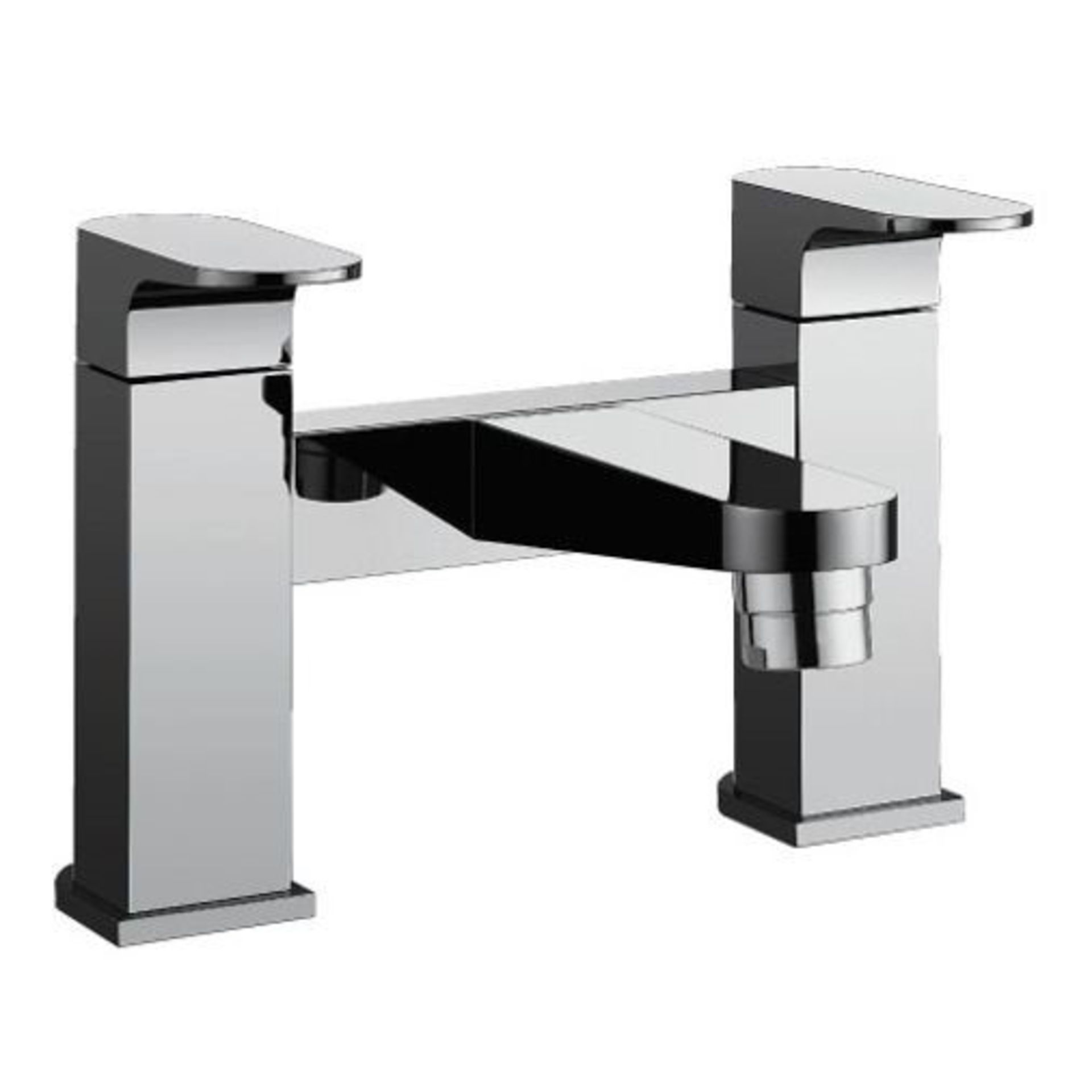 BATHSTORE 'TRACK'  VERY HIGH QUALITY, DESIGNER BATH MIXER TAP. SOLID BRASS CONSTRUCTION, DOUBLE