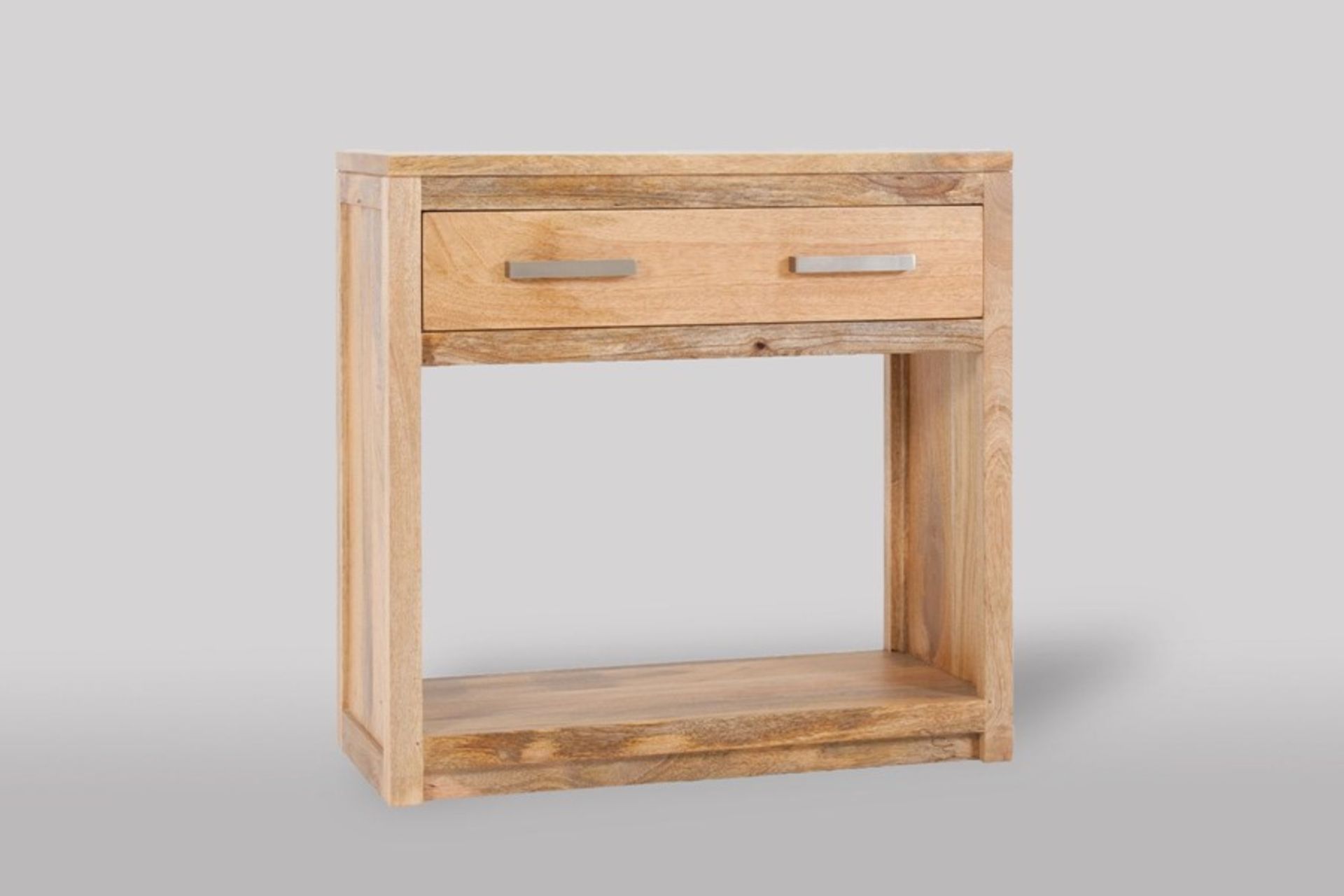 1 GRADE A BOXED BH BOSS MANGO WOOD CONSOLE TABLE FULLY ASSEMBLED SOLID WOOD / RRP £240.00