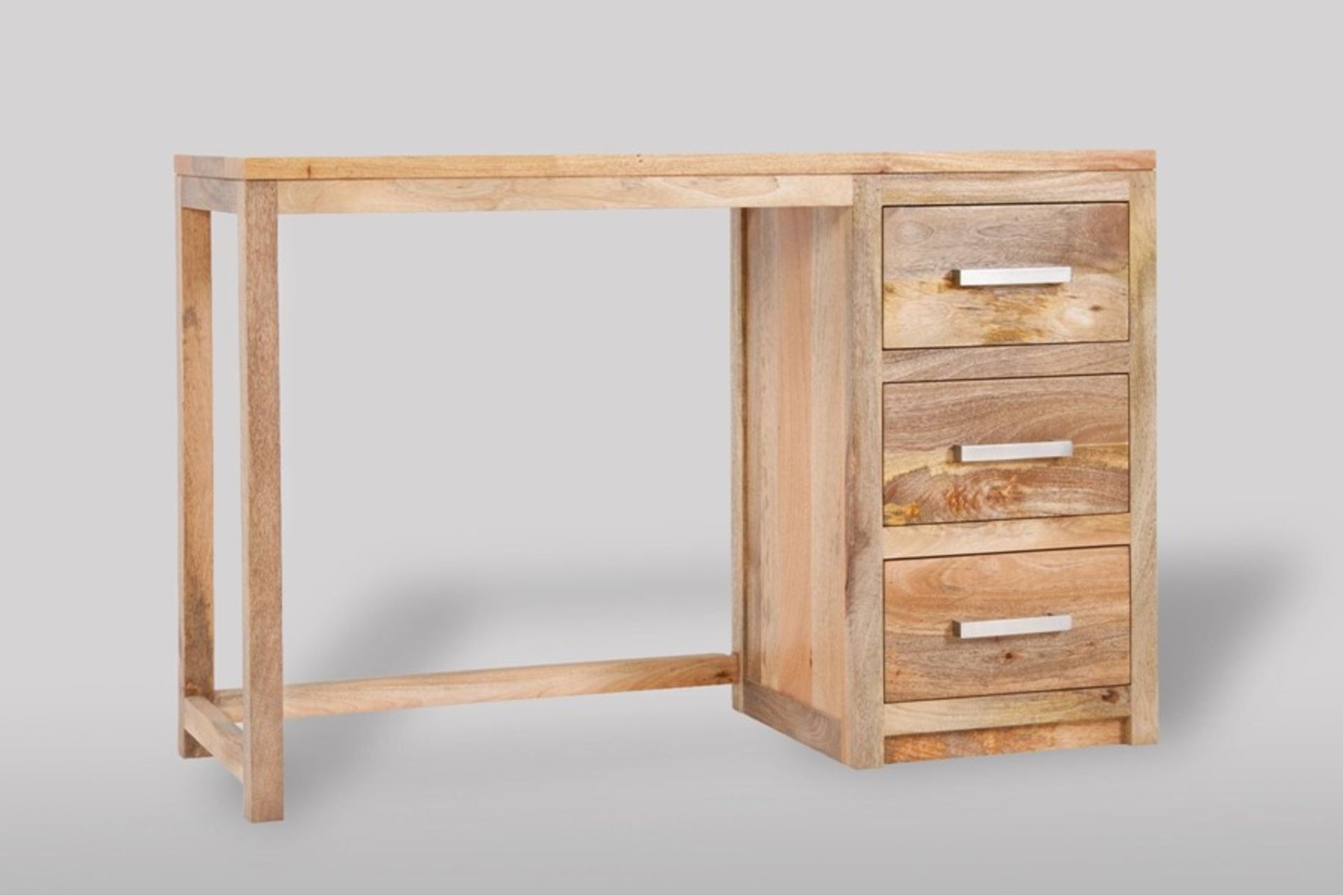 1 GRADE A BOXED BH BOSS MANGO WOOD DRESSING TABLE FULLY ASSEMBLED SOLID WOOD / RRP £289.00