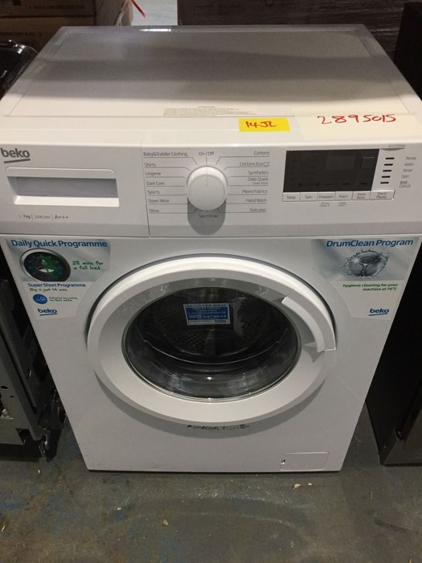 BEKO WTG721M1W FREESTANDING WASHING