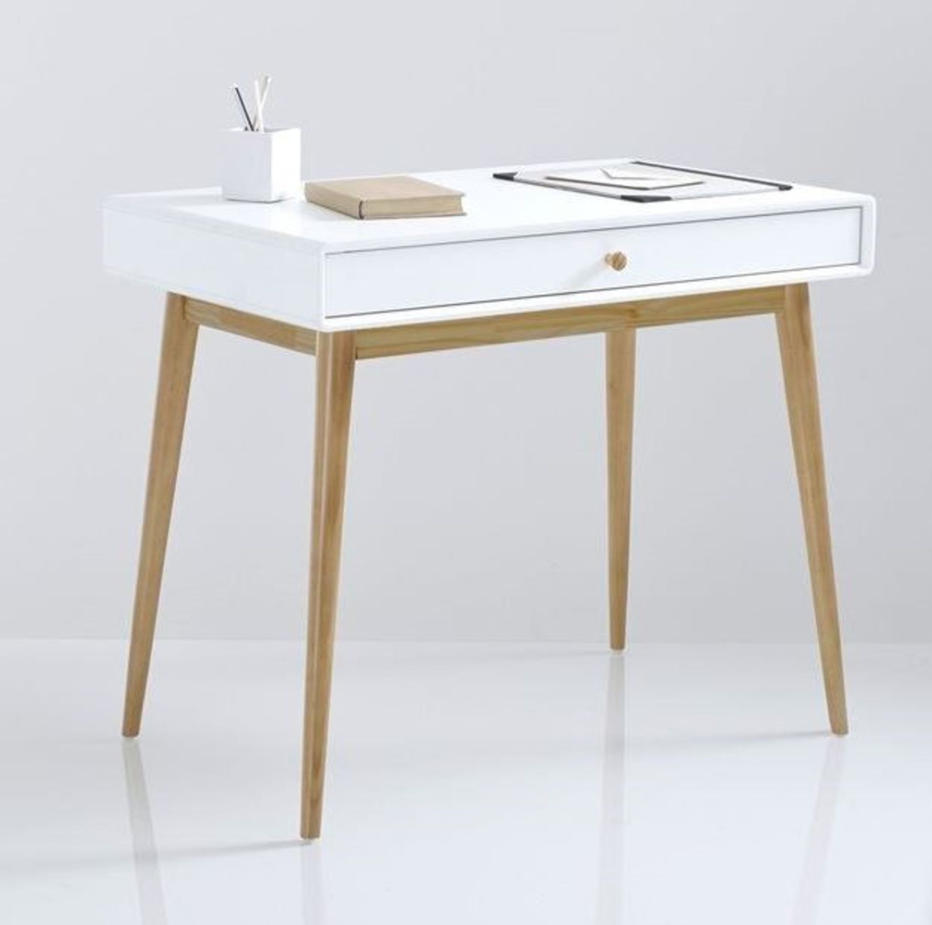 LA REDOUTE JIMI 1 DRAWER DESK - WHITE