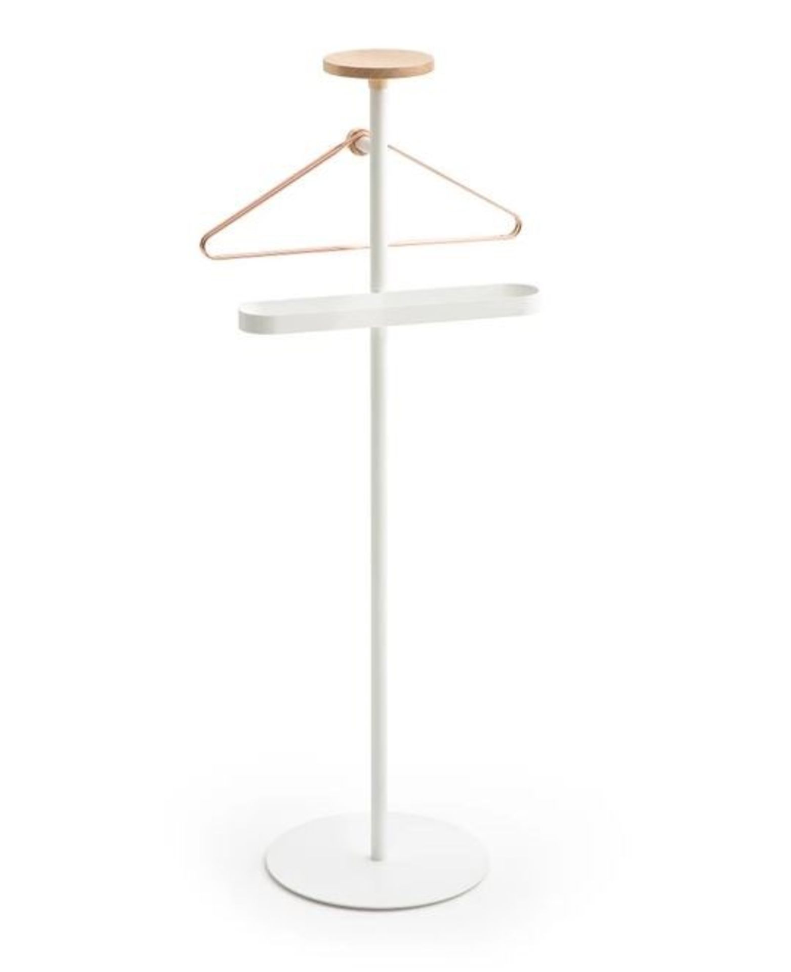 LA REDOUTE WOOD AND METAL VALET CLOTHES STAND