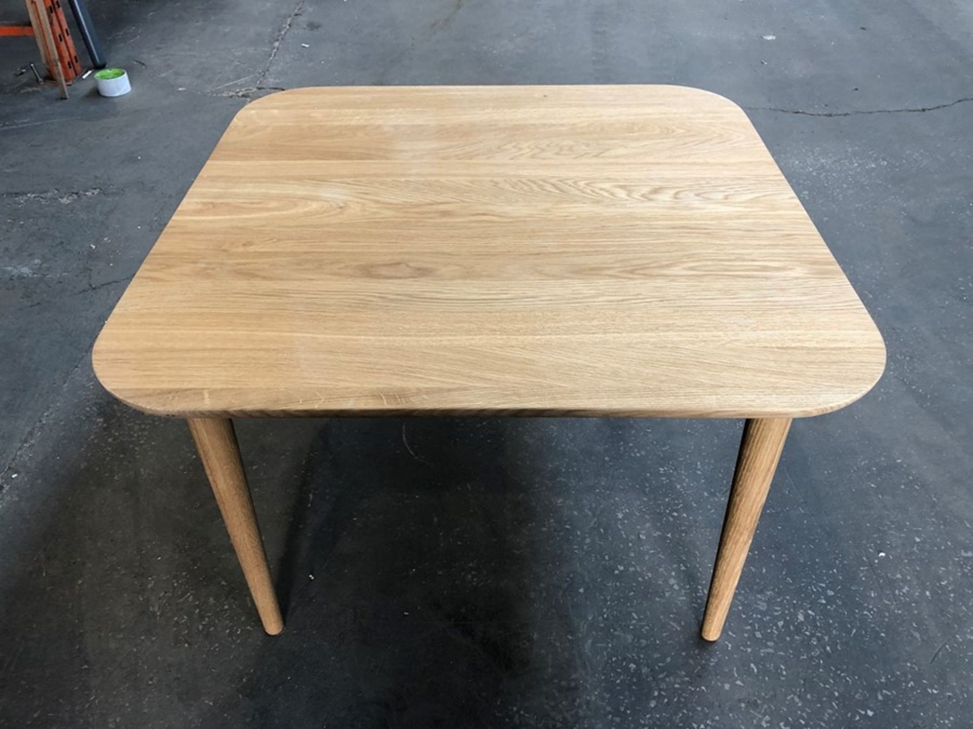 1 LA REDOUTE CRUESO SQUARE SOLID OAK COFFEE TABLE (SOLD AS SEEN)