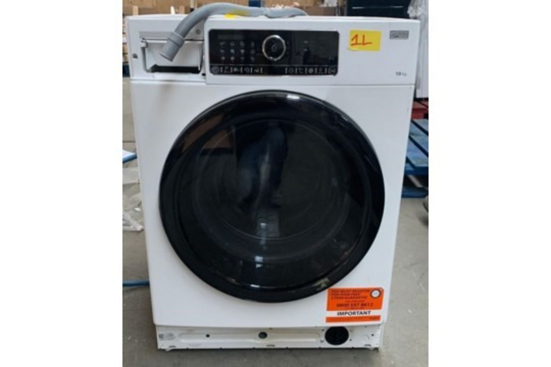 1 WHIRPOOL FSCR10432 WASHING MACHINE RRP £518 CONDITION REPORT: CUSTOMER RETURN. HEAVILY USED/