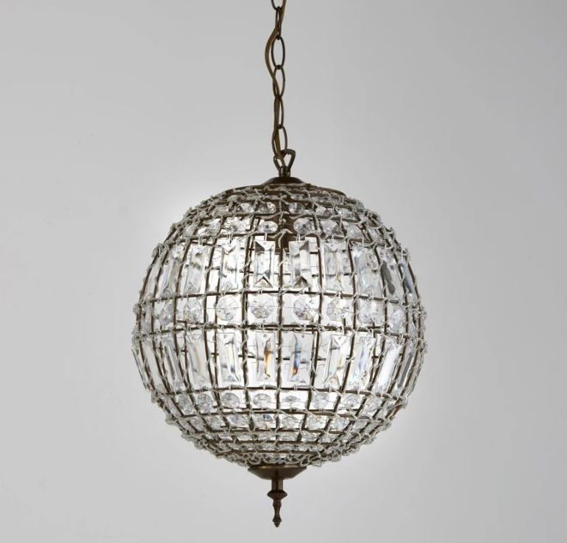 LA REDOUTE HARU CHANDELIER-STYLE GLOBE PENDANT LIGHT