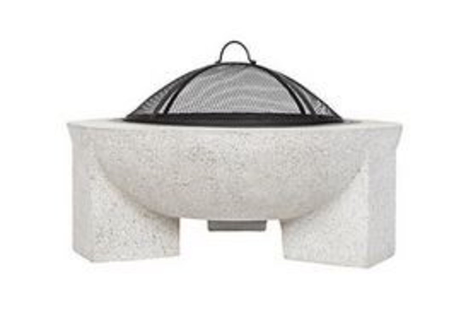 LA HACIENDA HAWKESBURY FIREPIT IN GREY STONE