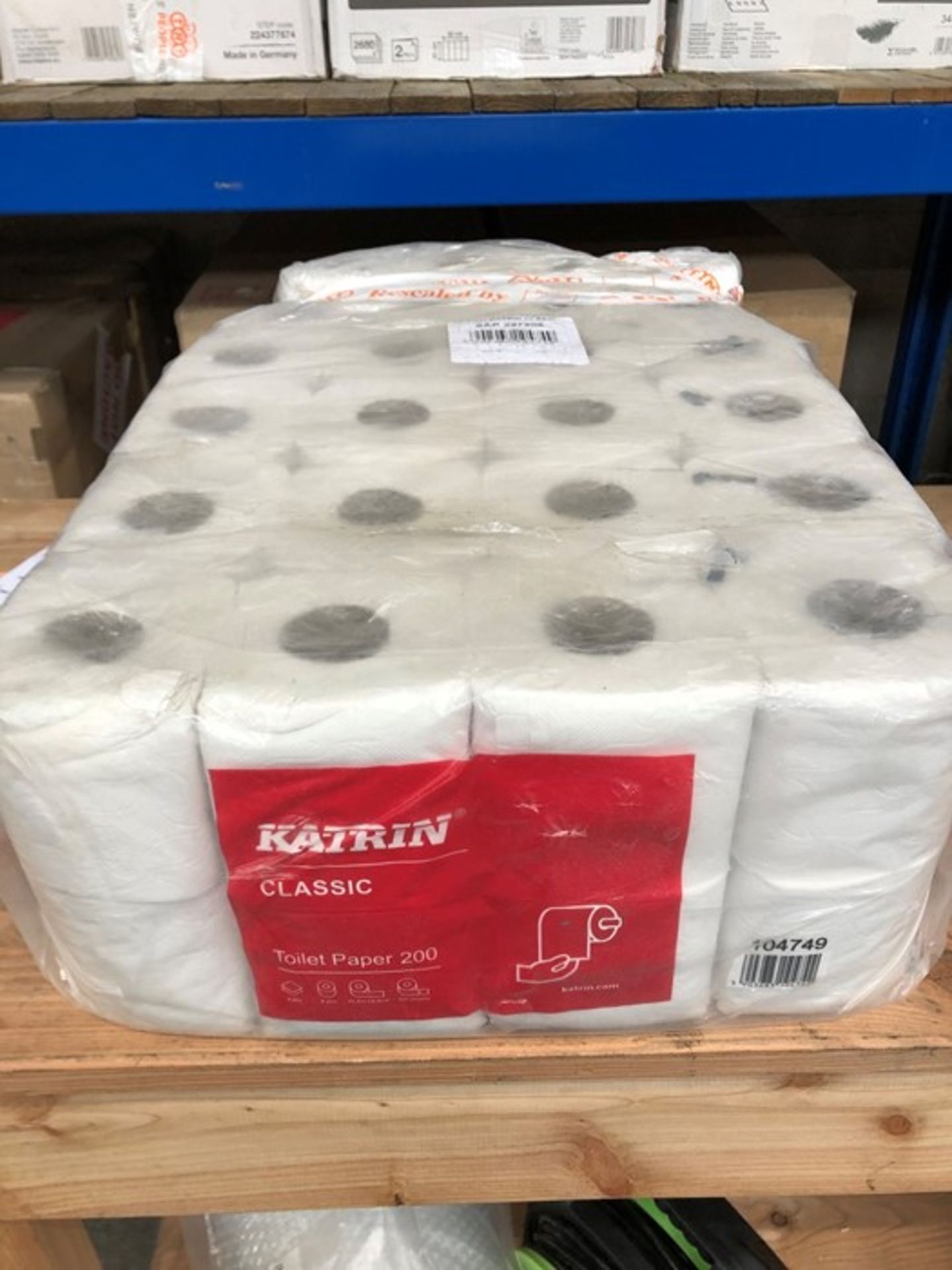 1 BOX CONTAINING 48 ROLLS OF KATRIN TOILET PAPER