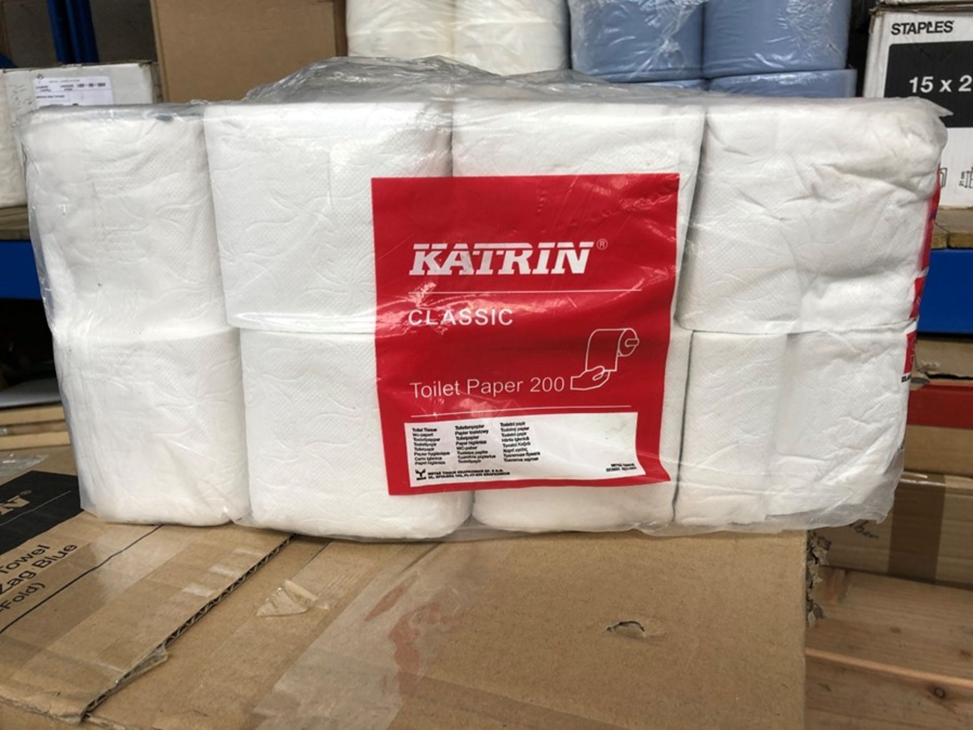 1 PACK CONTAINING 8 ROLLS OF KATRIN TOILET PAPER