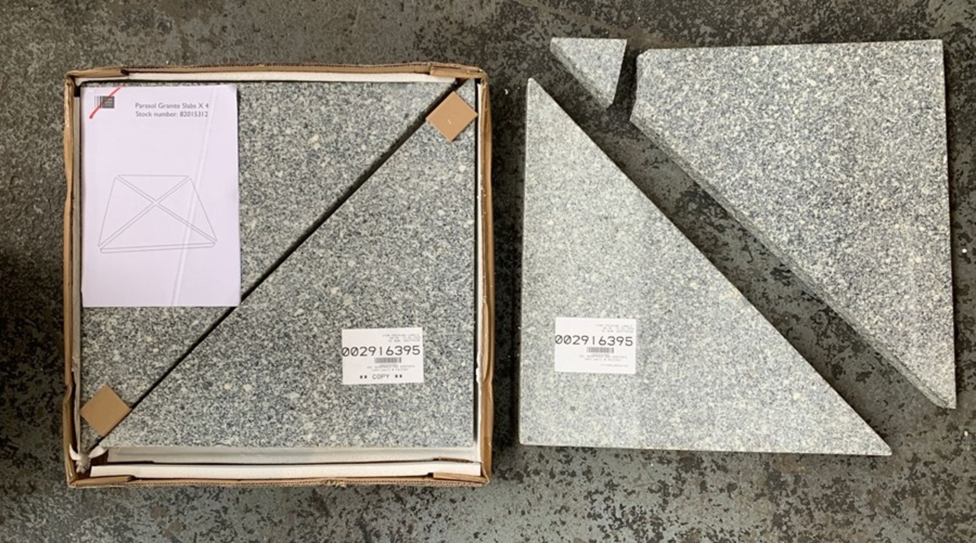 JOHN LEWIS GRANITE PARASOL SLABS