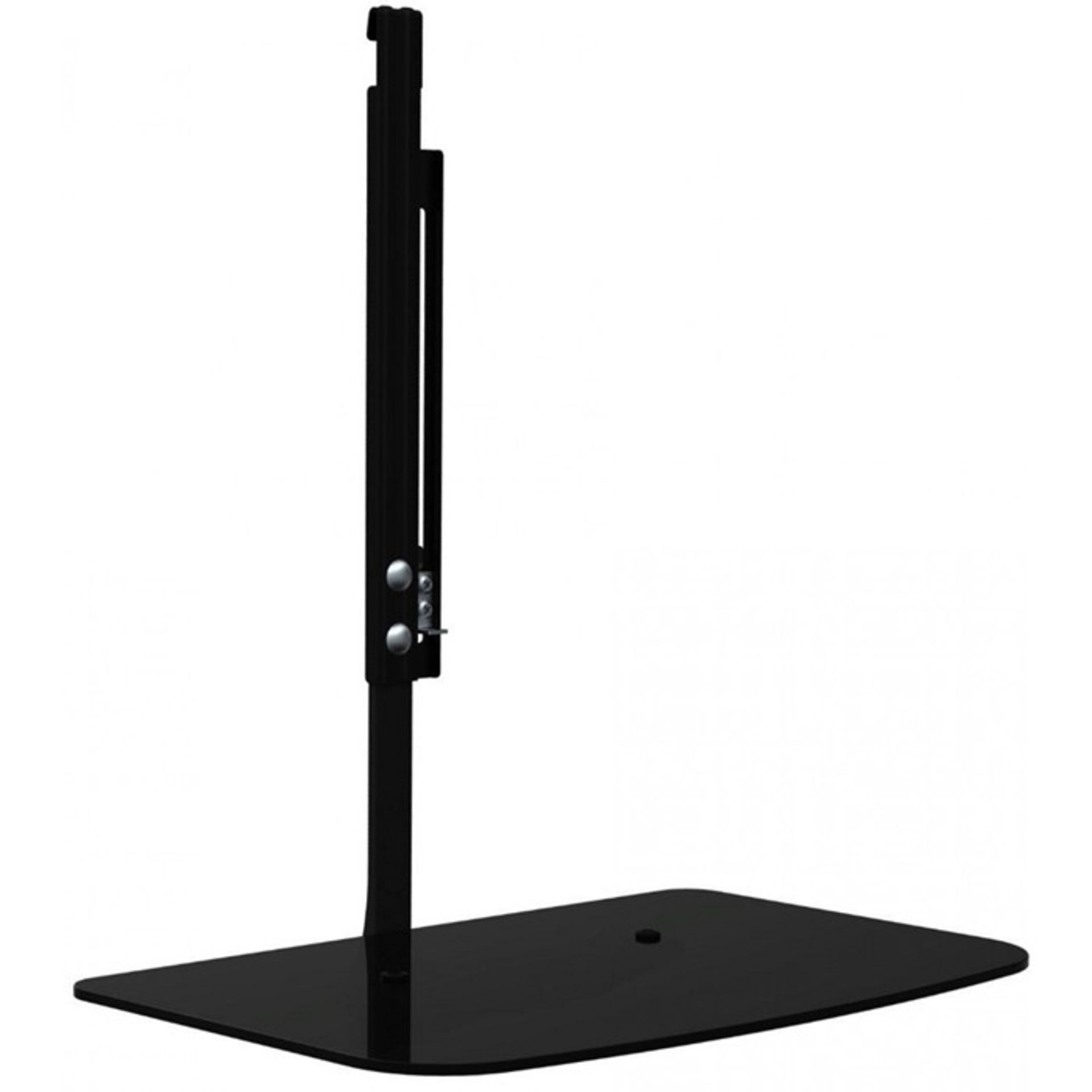 5 AS NEW BOXED TV/DVD HANGING SHELVES IN BLACK / TVS323BLK