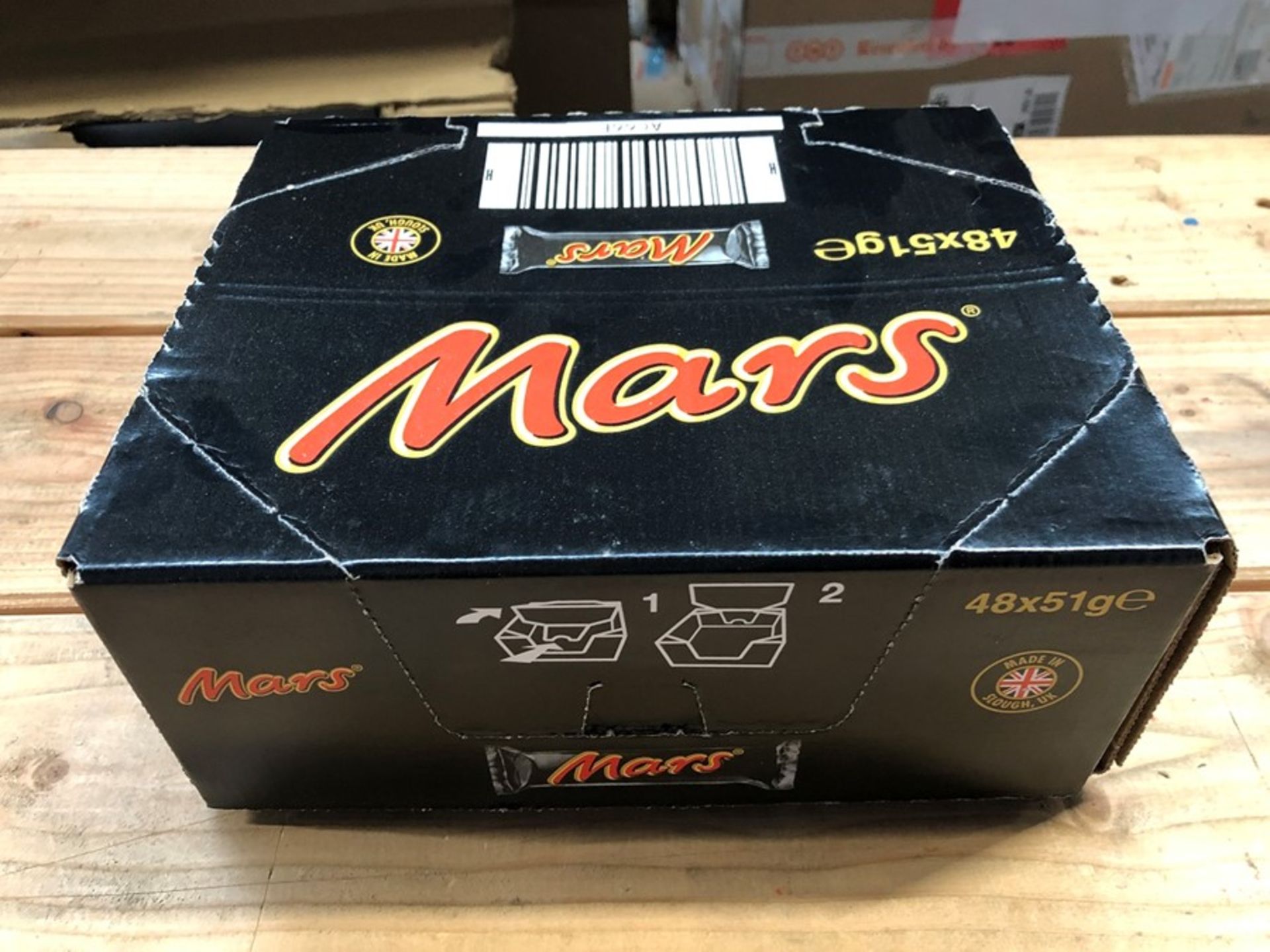 1 LOT TO CONTAIN 2 BOXES OF MARS BARS - 48 MARS BARS PER BOX / BEST BEFORE: 07-06-20