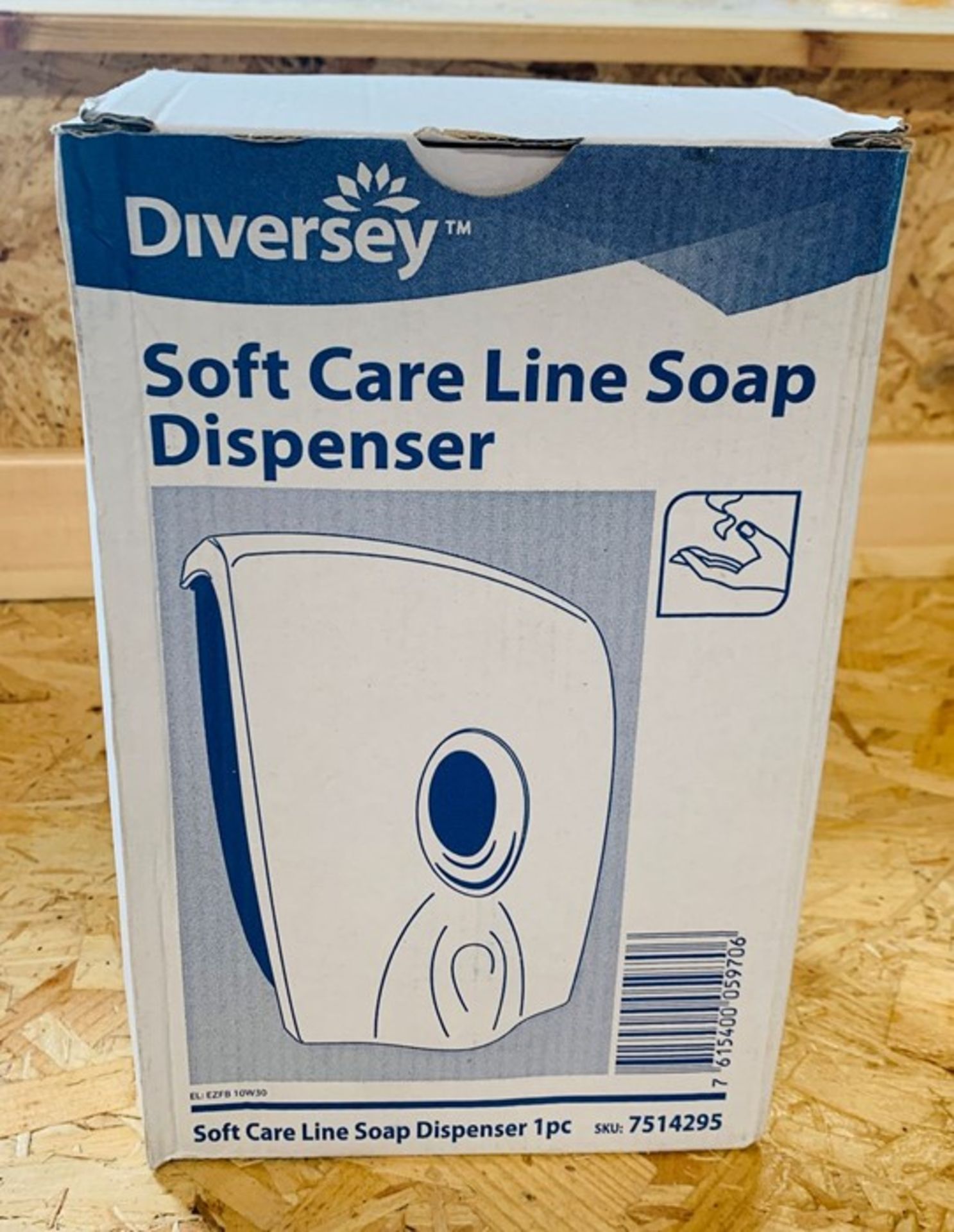 1 x DIVERSEY SOFT CARE LINE SOAP DISPENSER - BOXED - SKU: 7514295 - UNUSED - RRP £33