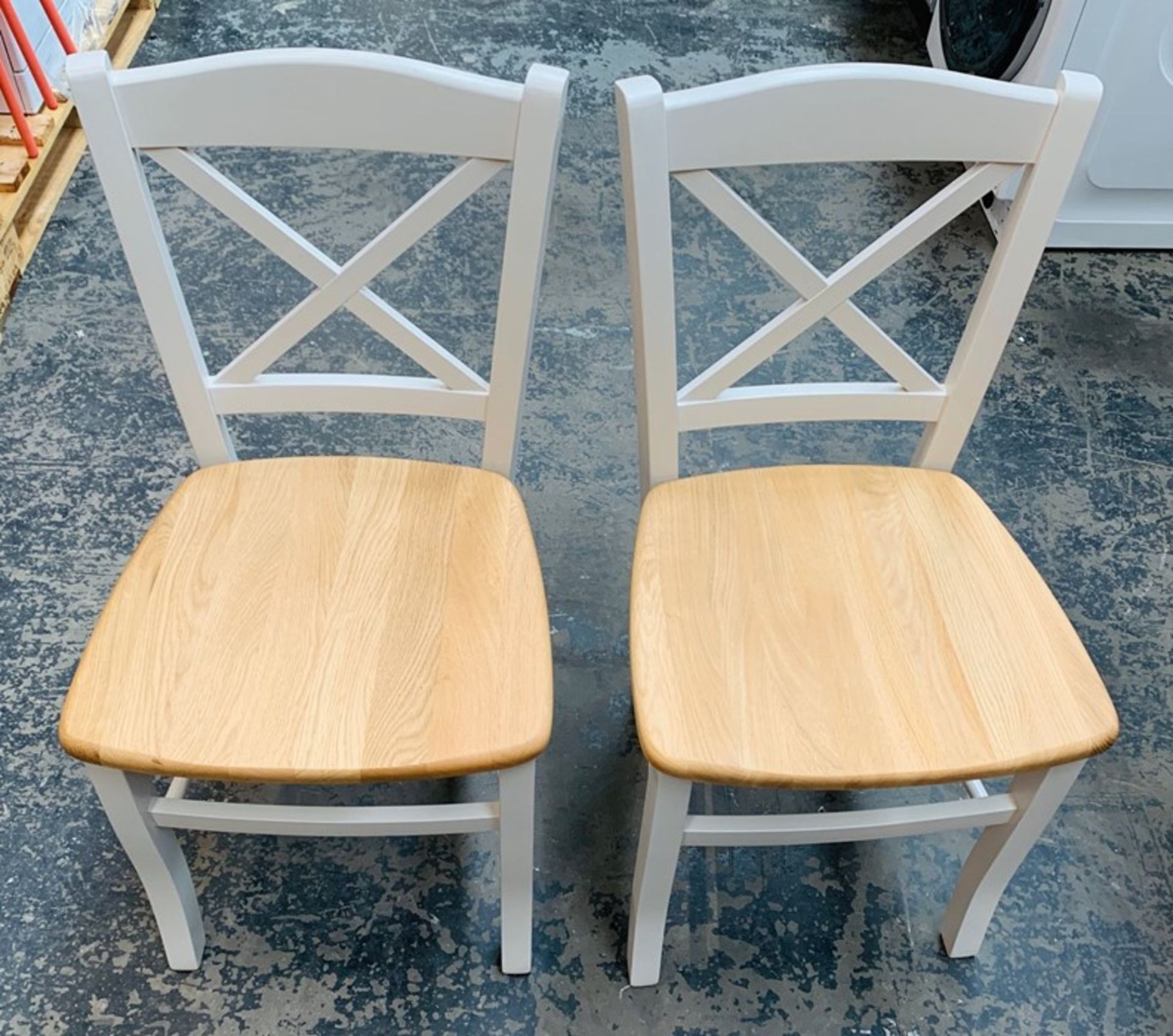 2 x JOHN LEWIS CLAYTON DINING CHAIRS