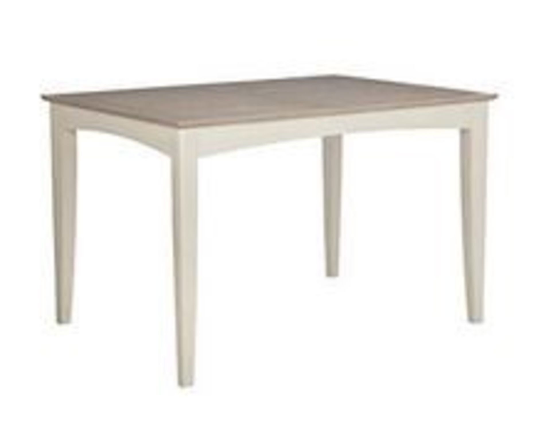 JOHN LEWIS ALBA 4-6 SEATER EXTENDING DINING TABLE IN GREY/WASHED OAK