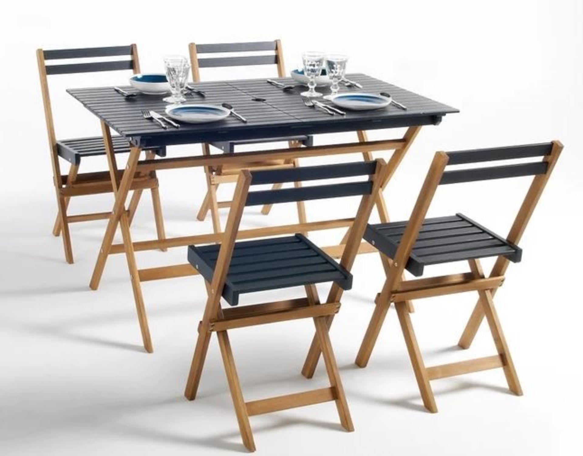 LA REDOUTE MYRTON 5-PIECE GARDEN FURNITURE SET IN ACACIA