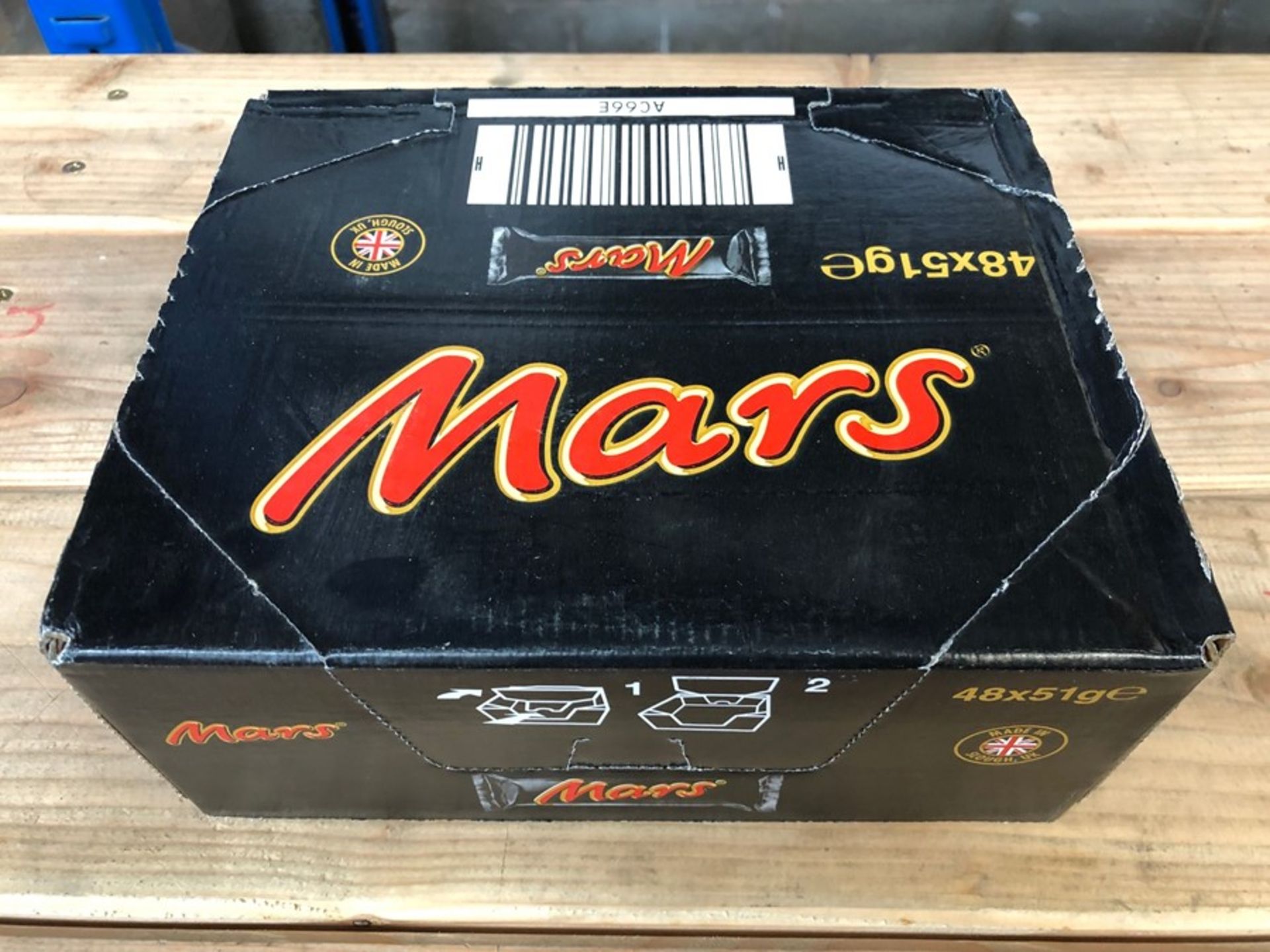 1 LOT TO CONTAIN 2 BOXES OF MARS BARS - 48 MARS PER BOX / BEST BEFORE 07-06-20
