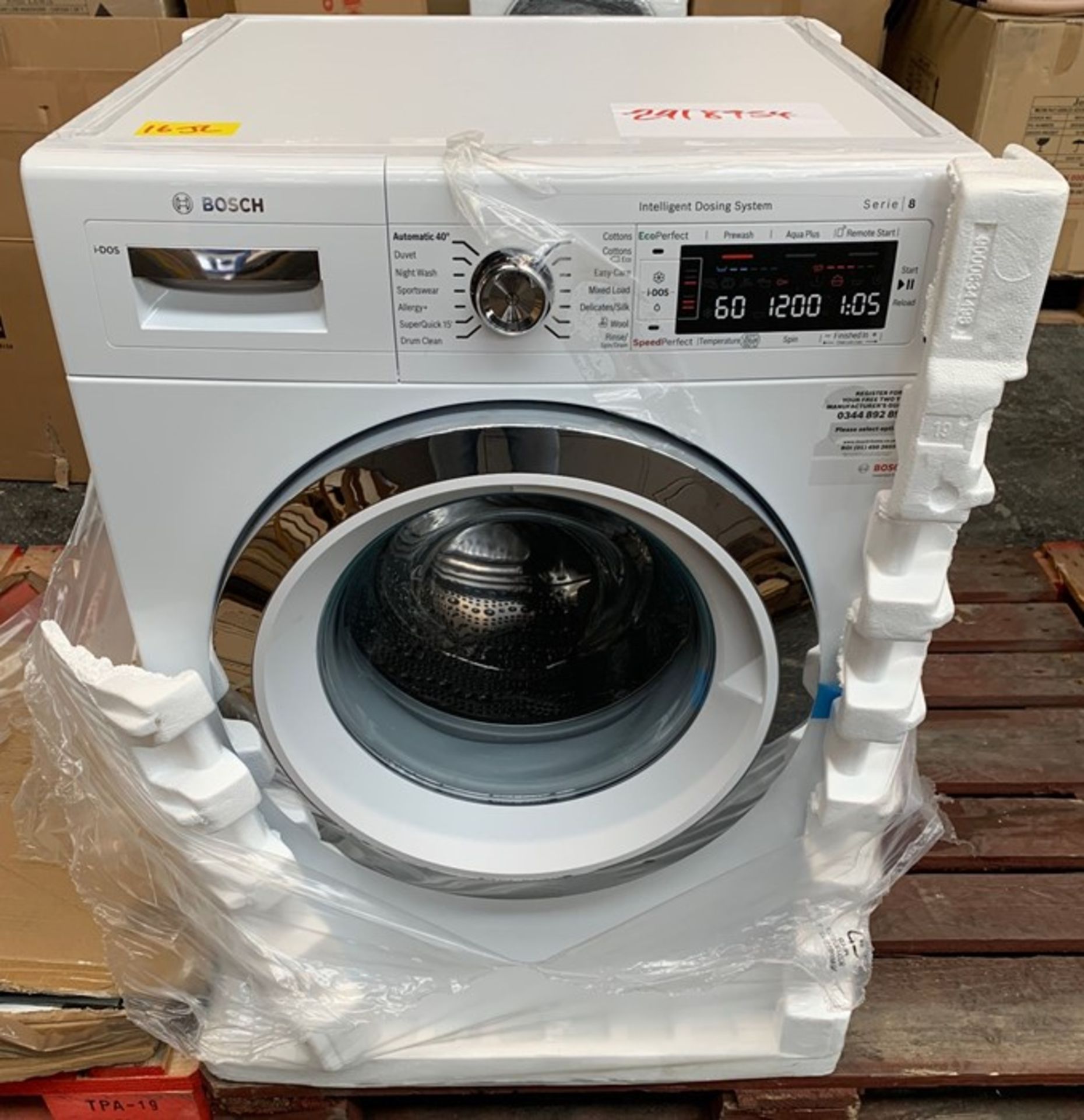 BOSCH WAWH8660GB FREESTANDING WASHING MACHINE