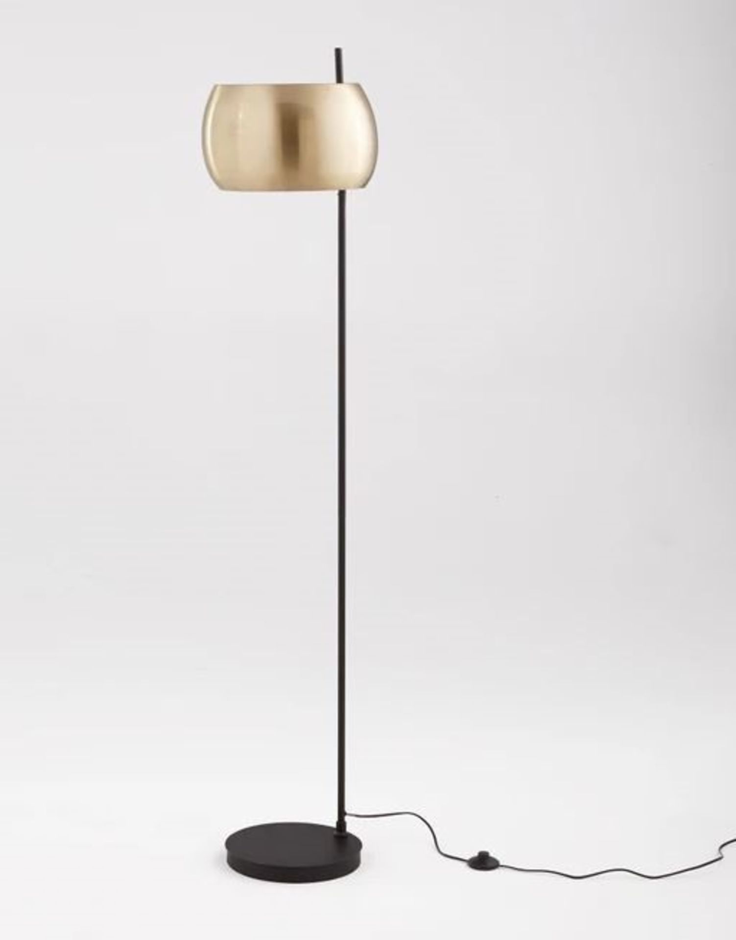 LA REDOUTE ELORI METAL & BRASS FLOOR LAMP