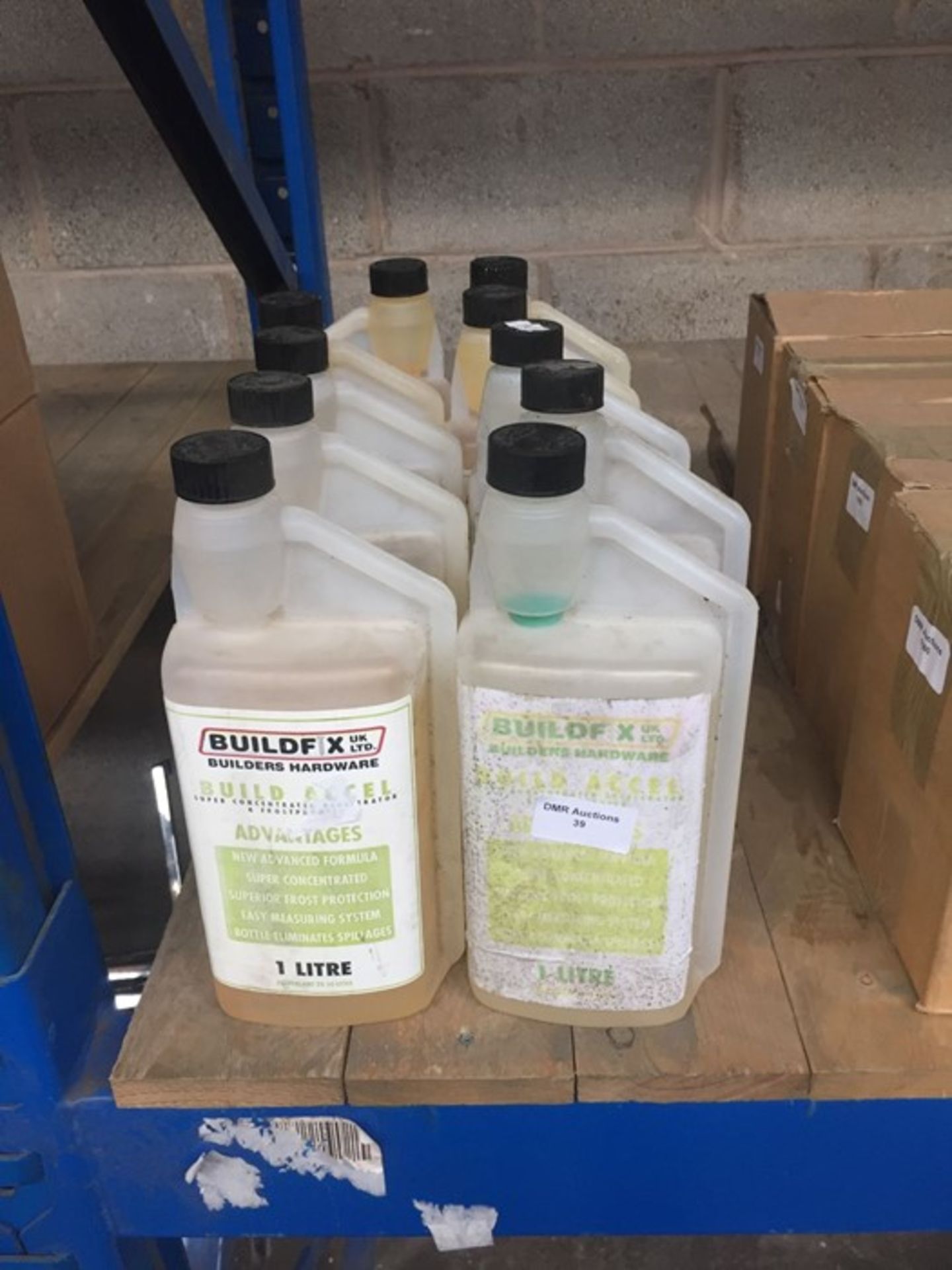 1 LOT TO CONTAIN 10 X BOTTLES OF 1 LITRE SUPER CONCENTRATED ACCELERATOR AND FROSTPROOFER