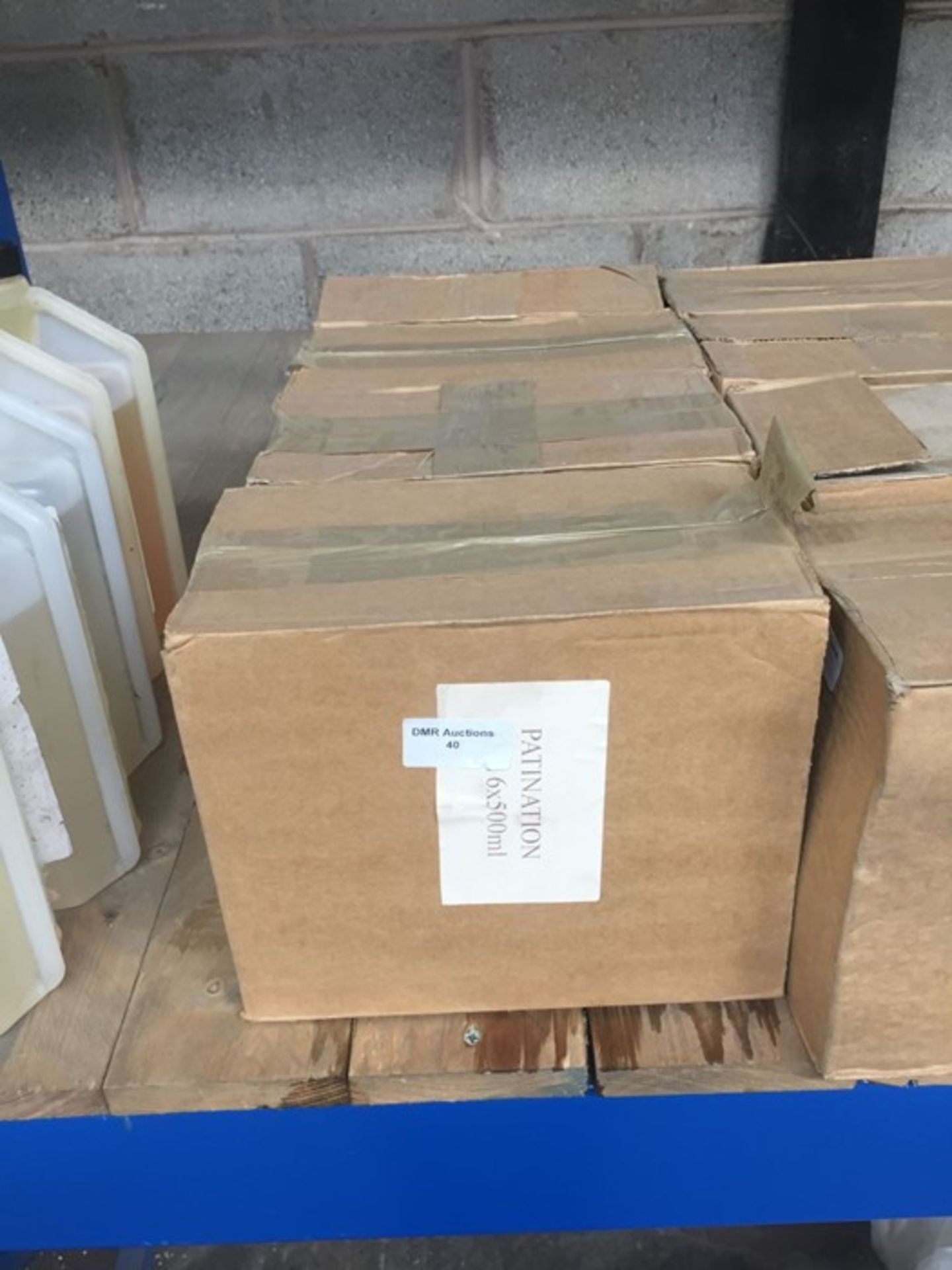 1 LOT TO CONTAIN 4 BOXES OF PATINATION OIL - EACH BOX CONTAINS 6 X 500ML CANS