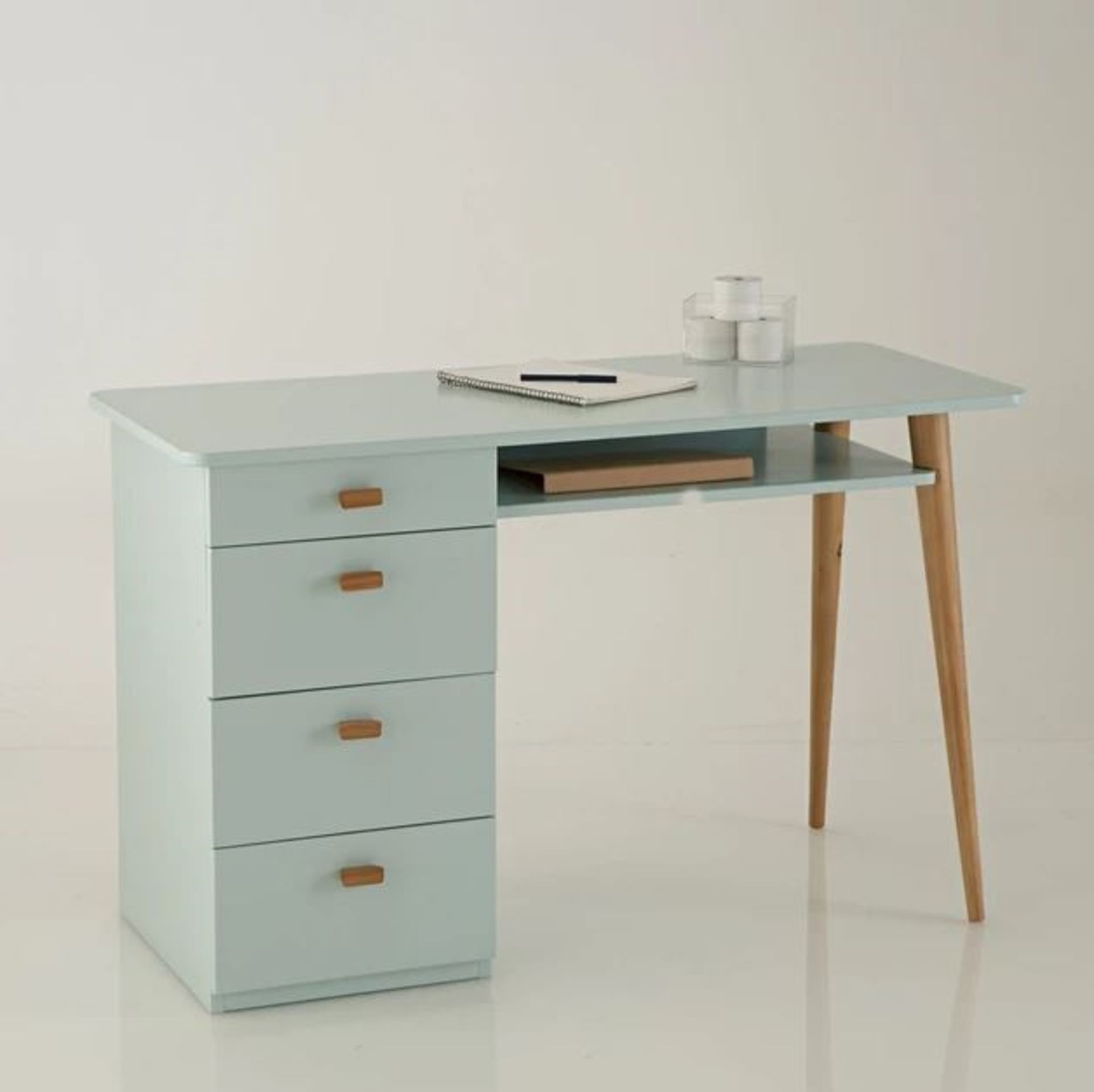 LA REDOUTE JIMI 4 DRAWER PINE DESK