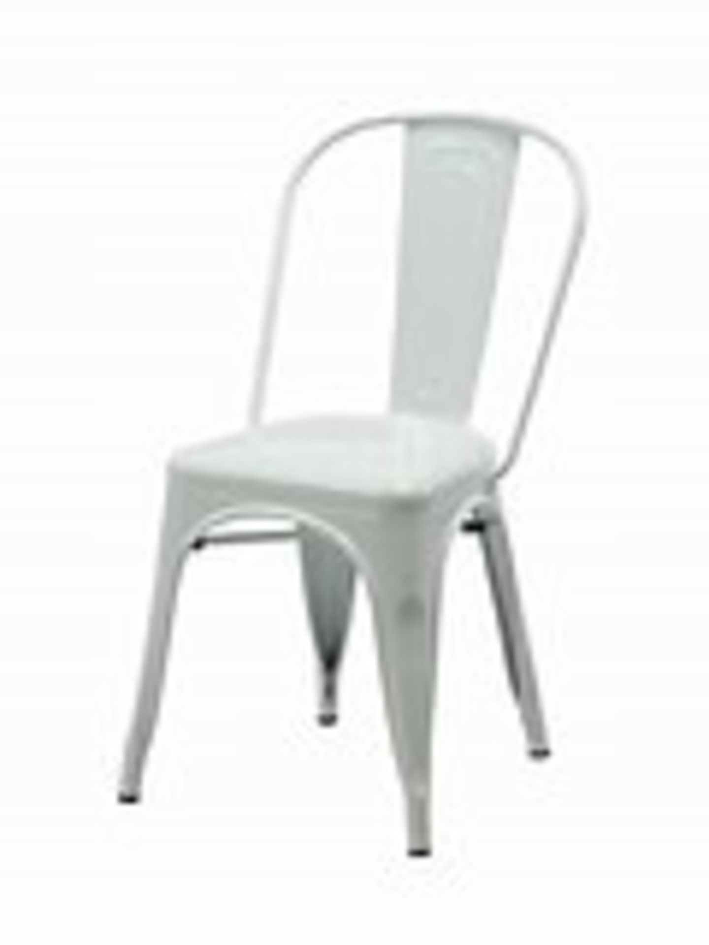 1 LOT TO CONTAIN 2 X BIRLEA VASPER CHAIRS IN WHITE - BOXED