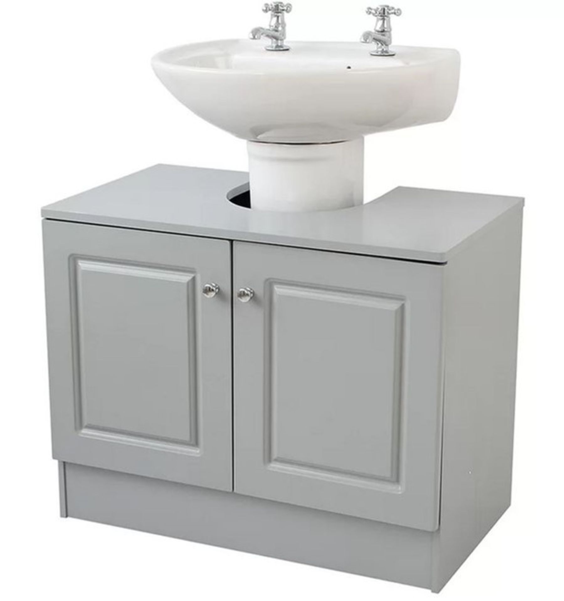 17 STORIES KEELE 70CM FREE-STANDING VANITY UNIT BASE / BASE FINISH: WHITE