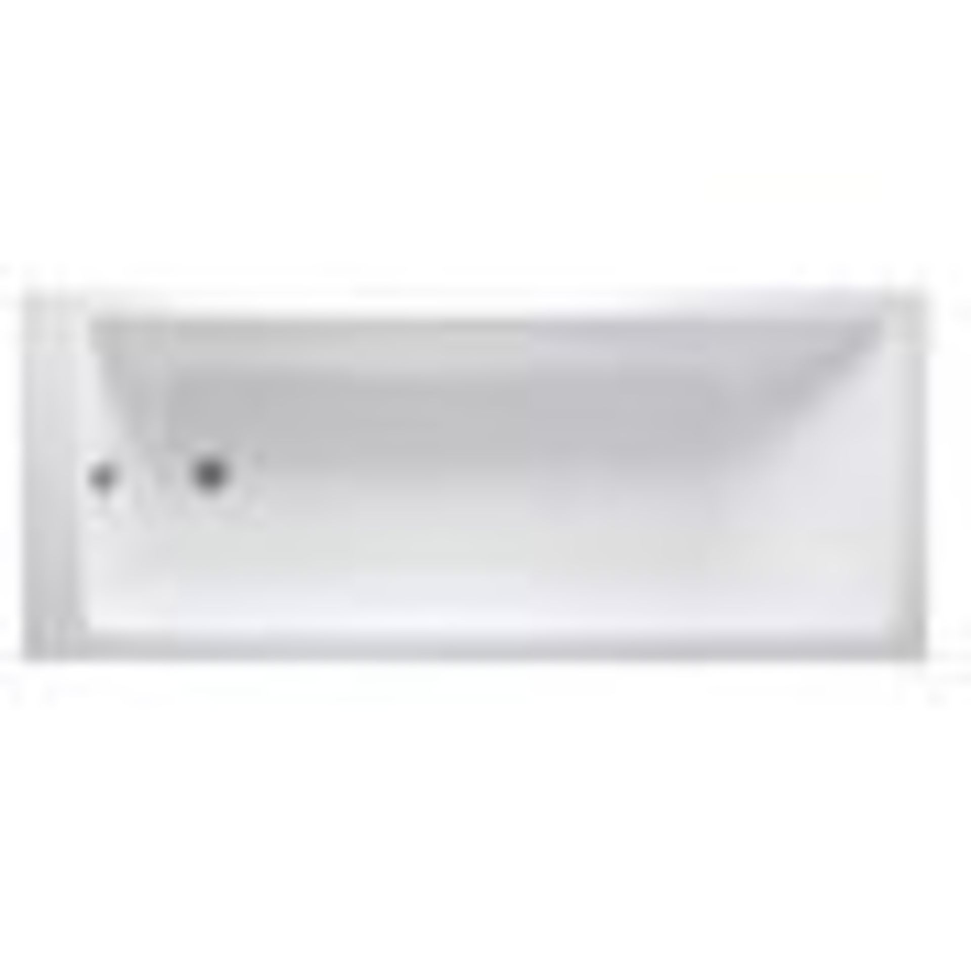 POOL 1700 X 700MM SINGLE ENDED BATH WITH FULLY ENCAPSULATED BASE BOARD & LEG SET