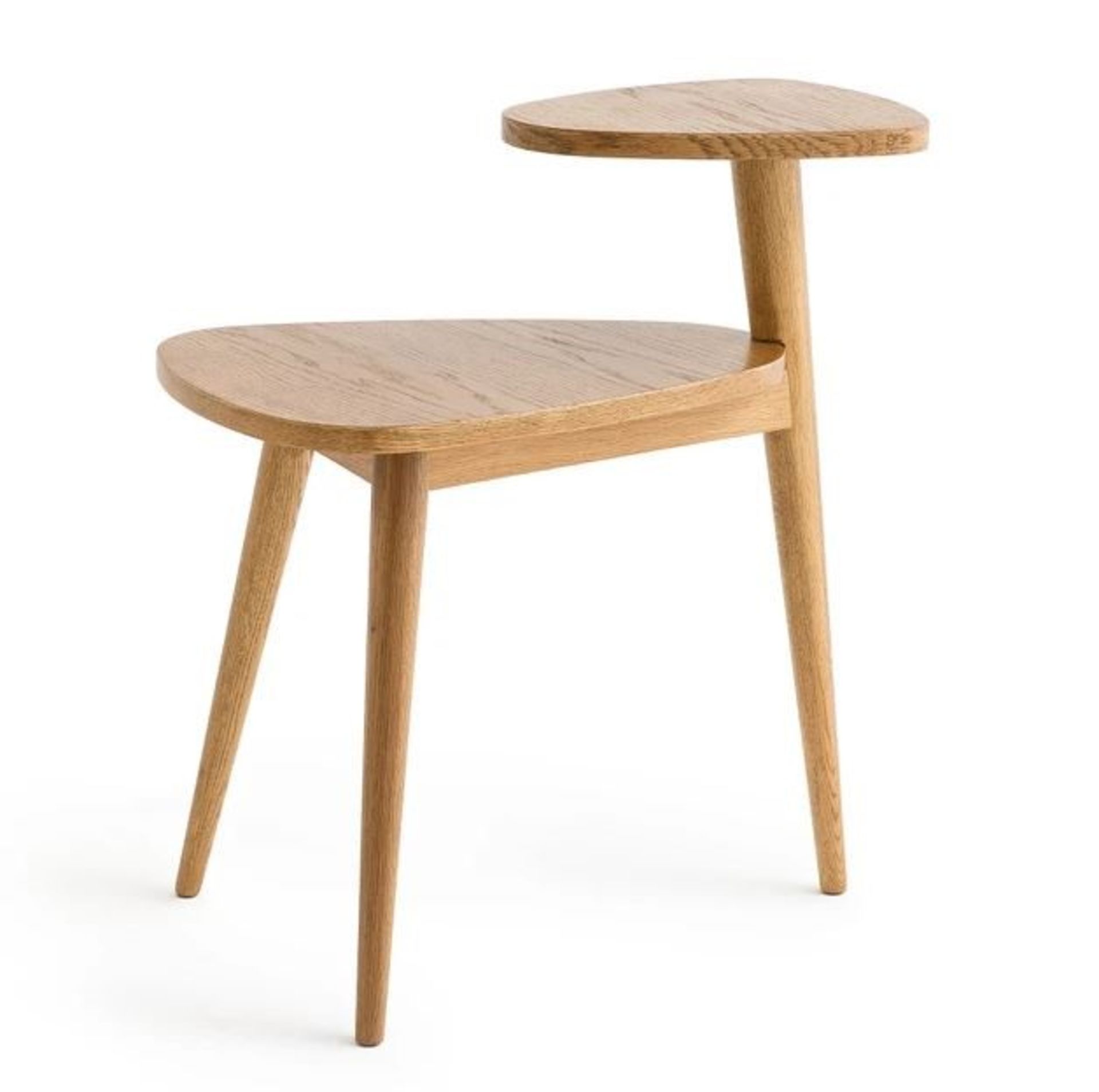 LA REDOUTE QUILDA VINTAGE-STYLE SIDE TABLE WITH TWO-TIERS