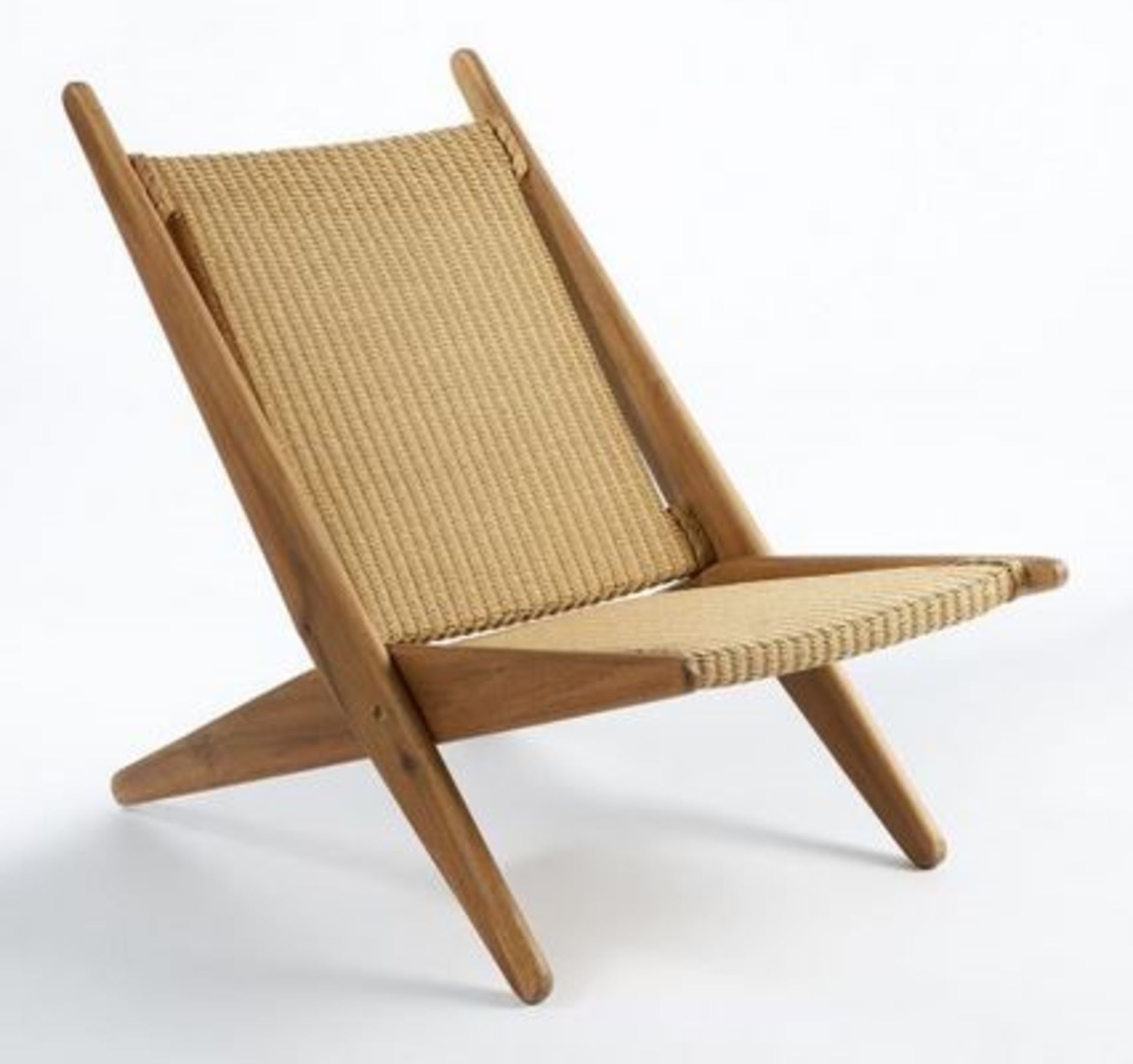 LA REDOUTE ANCELIE CANA NATURAL FOLDING ARMCHAIR