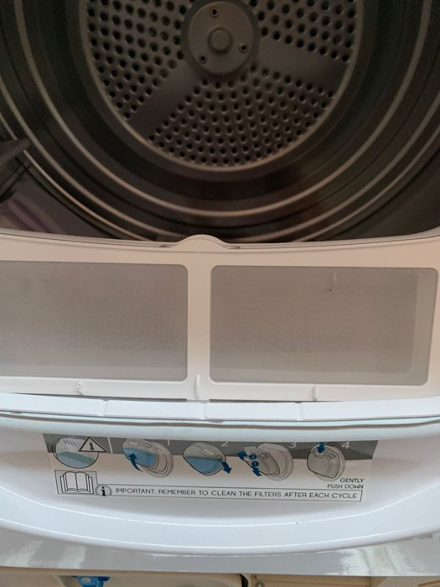 HOOVER HTDBWH7A1TCE-80 BUILT-IN TUMBLE DRYER RRP £449 - Image 3 of 4