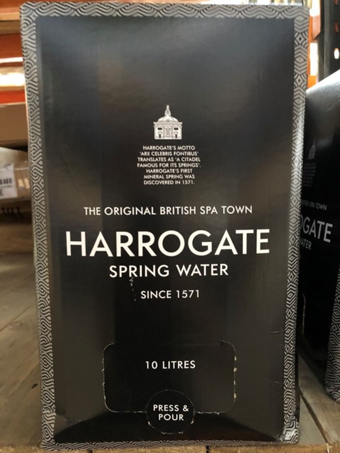 1 LOT TO CONTAIN 3 X 10 L BOXES OF HARROGATE SPRING WATER BEST BEFORE 16 / 03 /2022